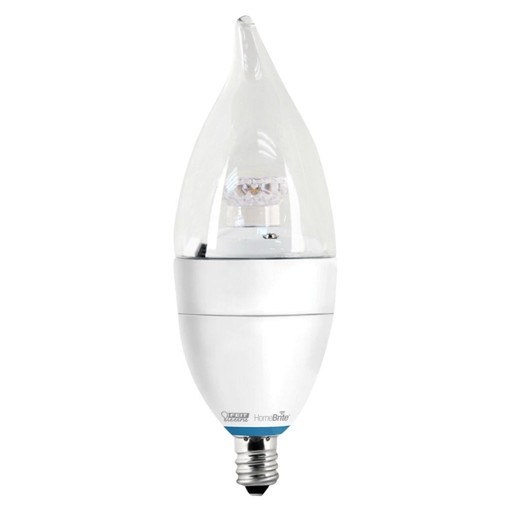 Edison Light Bulbs Home Depot Feit Electric Homebrite 40w Equivalent soft White 2700k B10