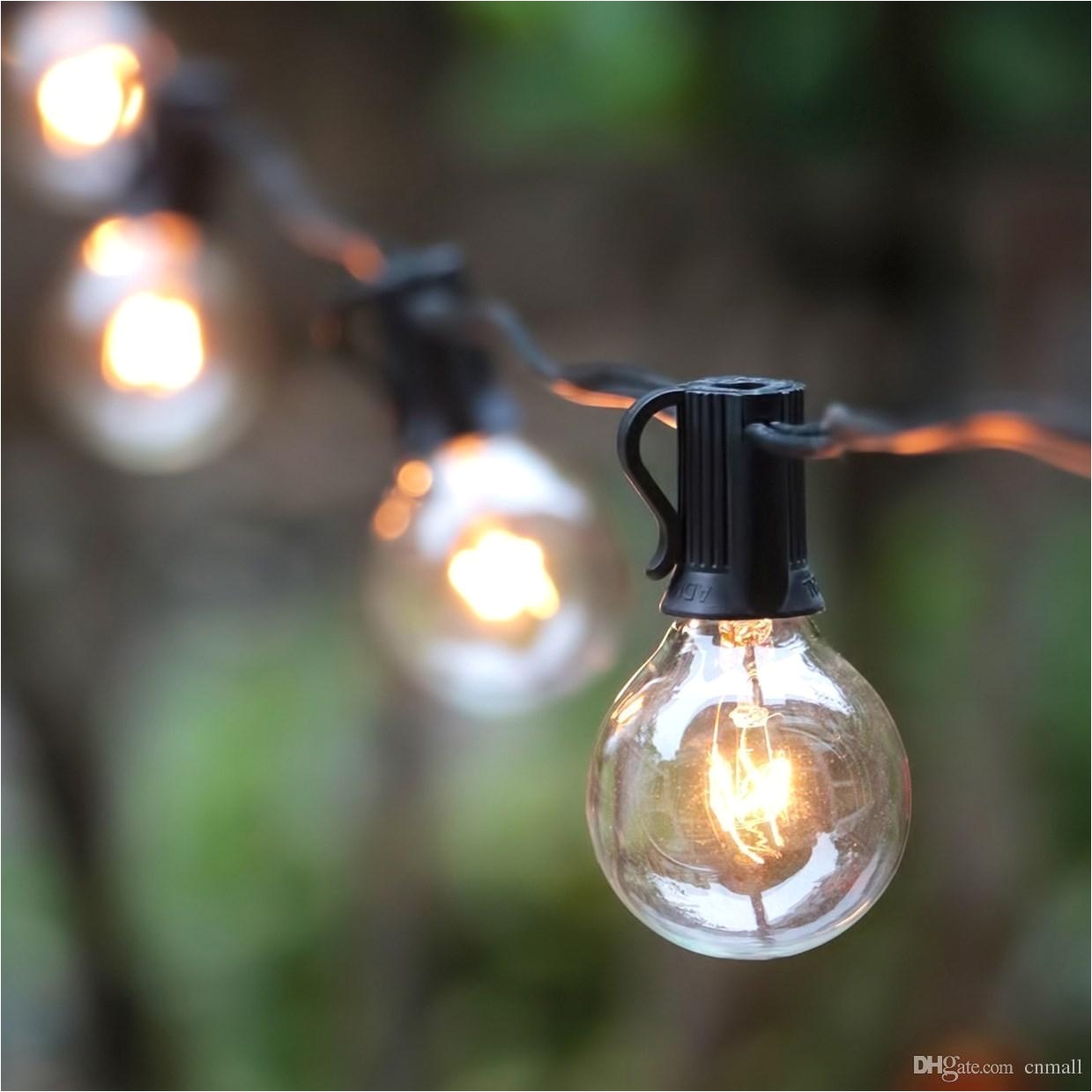 25ft g40 outdoor globe string light set ul listed edison pendant light string for indoor outdoor christmas decoration garden party backyard patio light