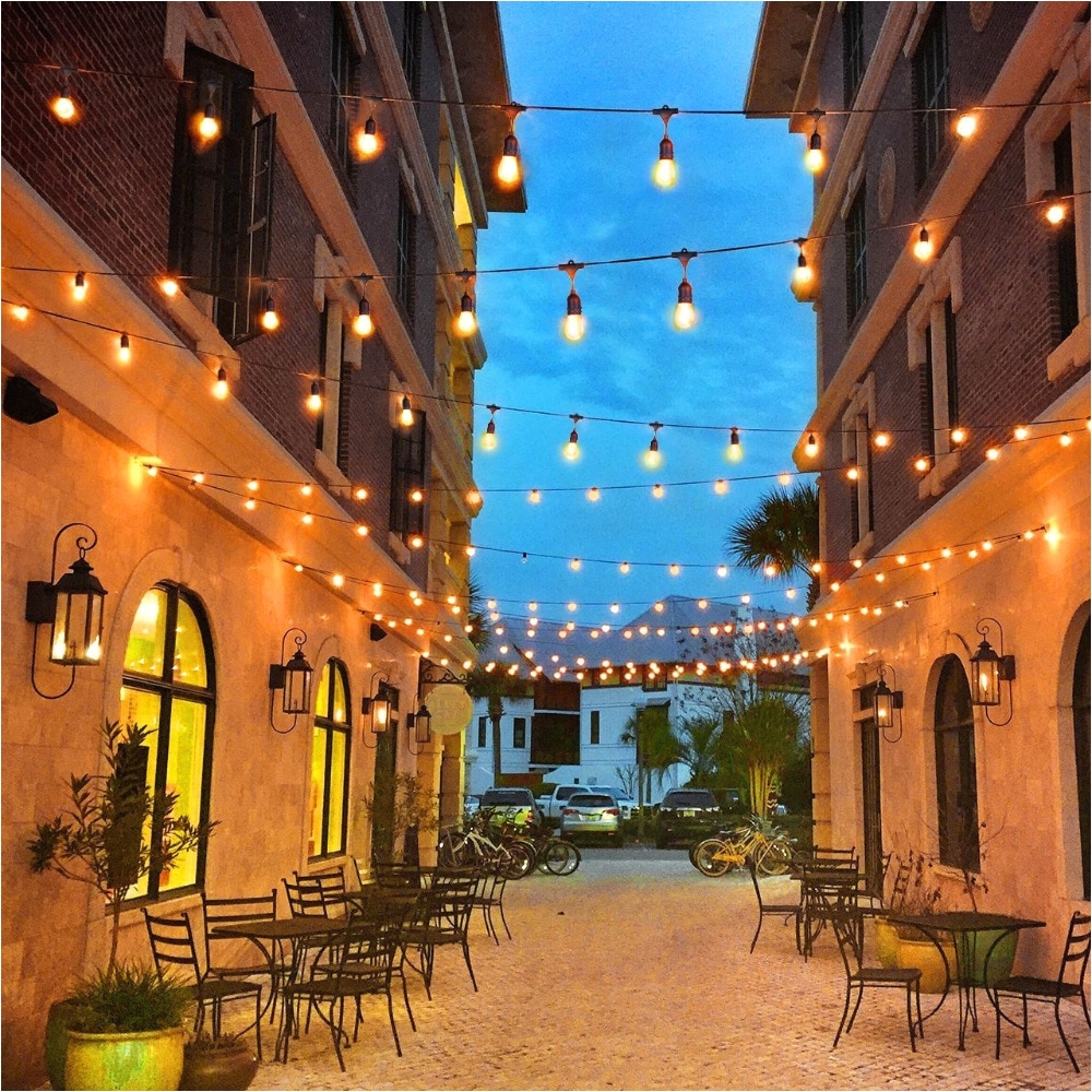 Edison Light Strands Tanbaby Waterproof Commercial Grade String Lights Outdoor 10m with