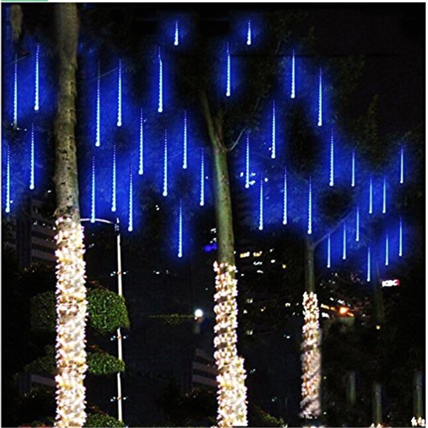 string lightsparagala waterproof falling rain fairy lights with 50cm 240 led 8 tubes meteor shower rain led christmas lights for wedding party xmas tree