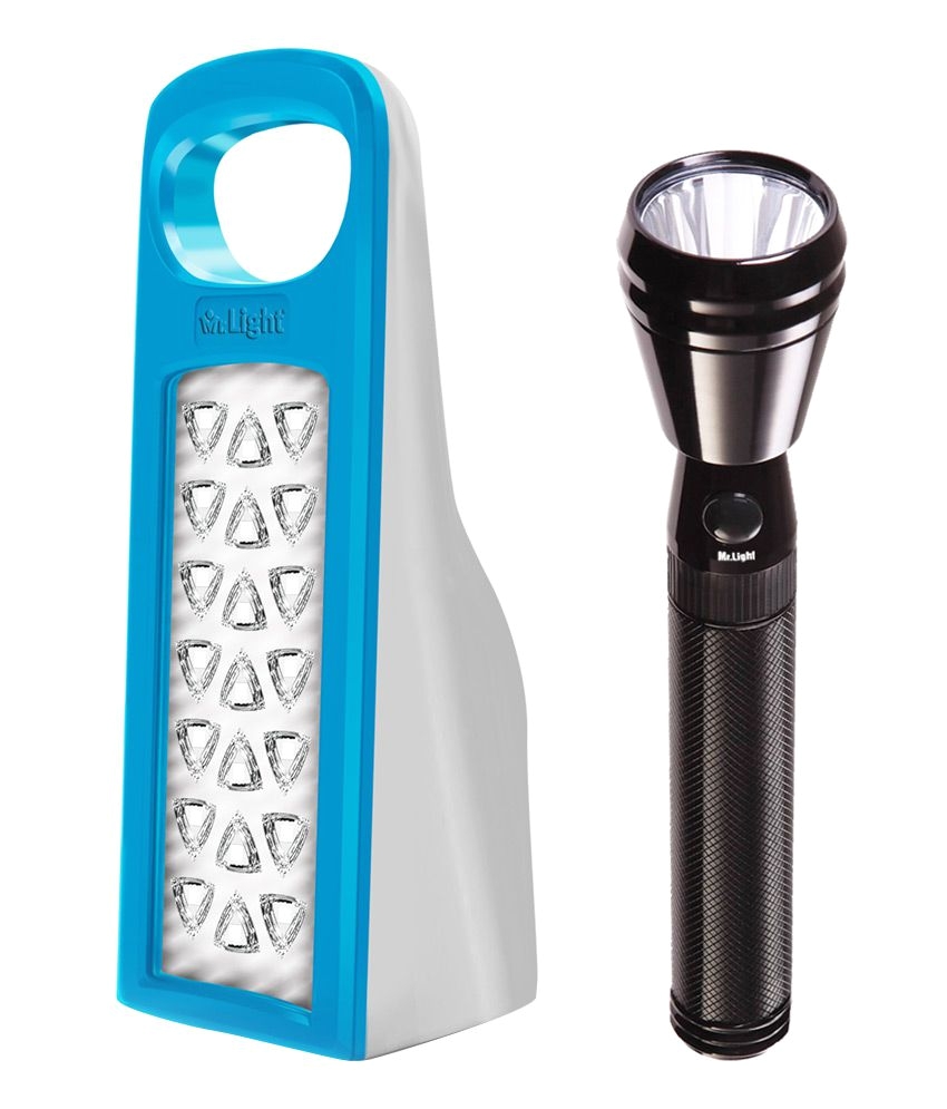 mr light led emergency light torch range 1200 mtrs