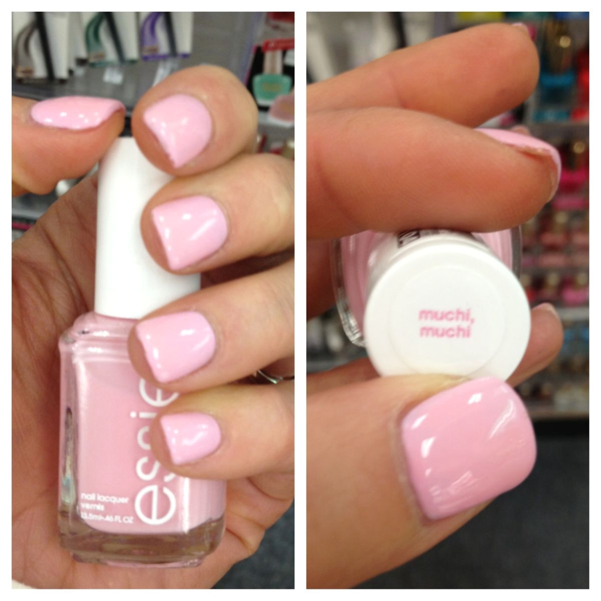 essie pink nail polish