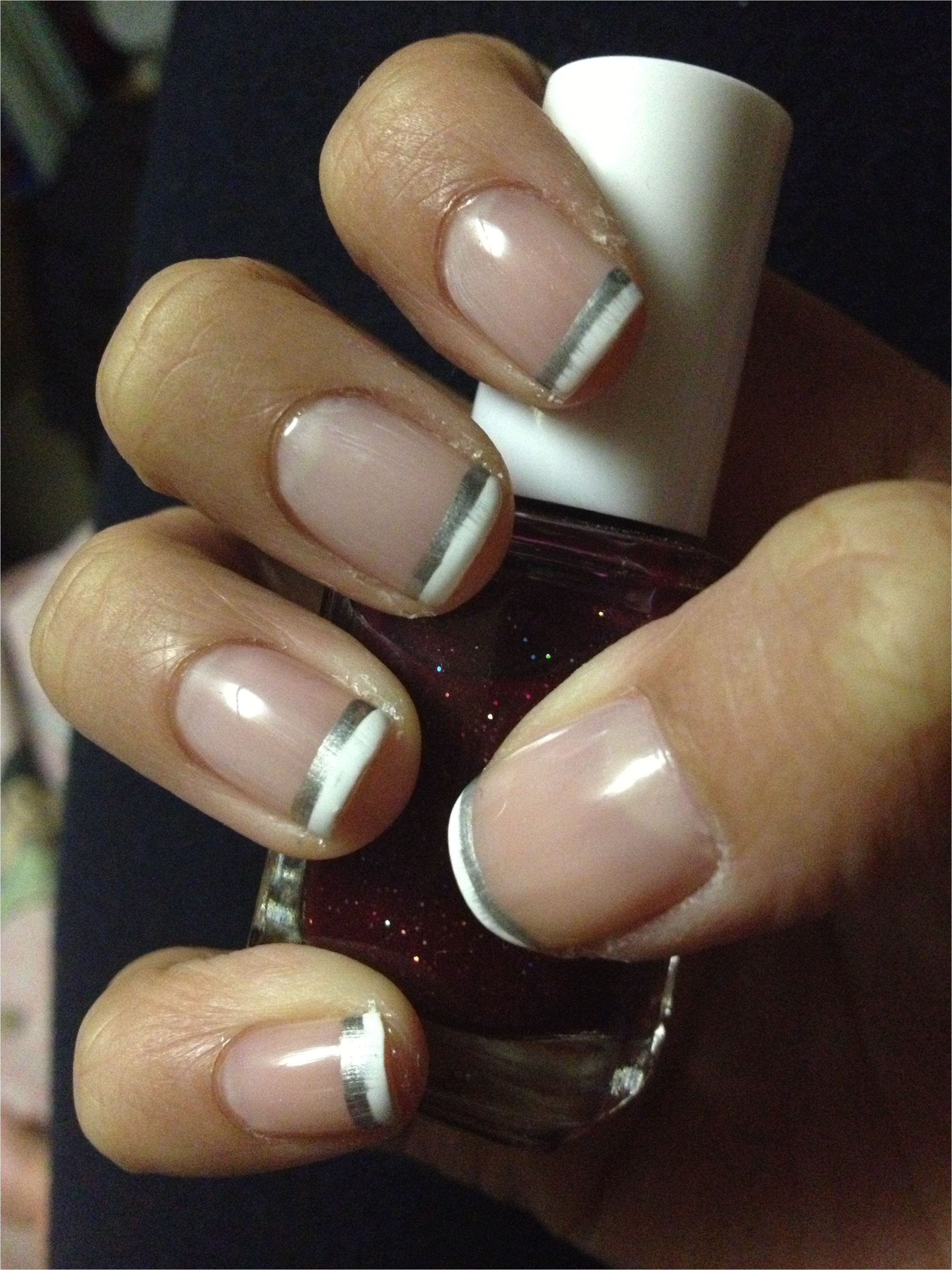 essie starter wife french manicure v 2