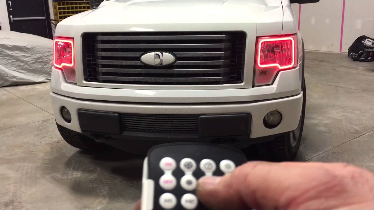 oracle colorshift halo headlights in ford f 150 airdrie auto trends youtube