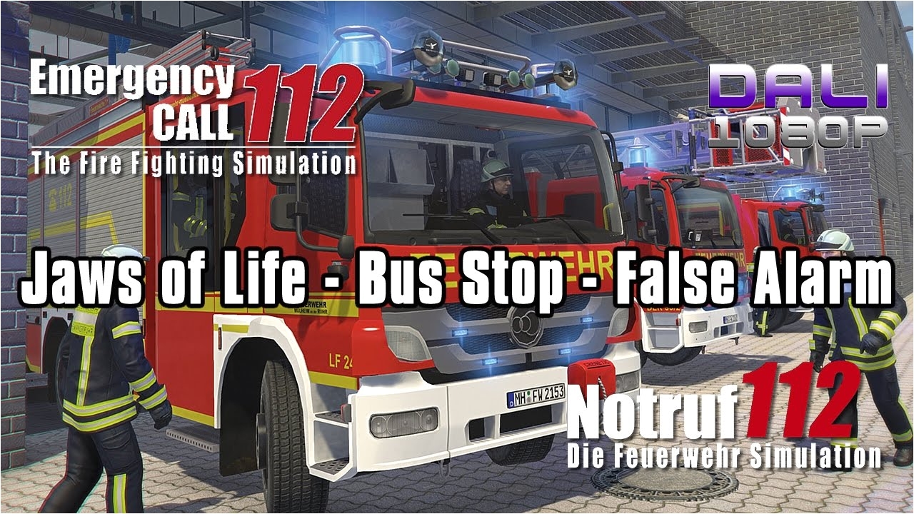 emergency call 112 notruf 112 jaws of life bus stop false alarm pc gameplay