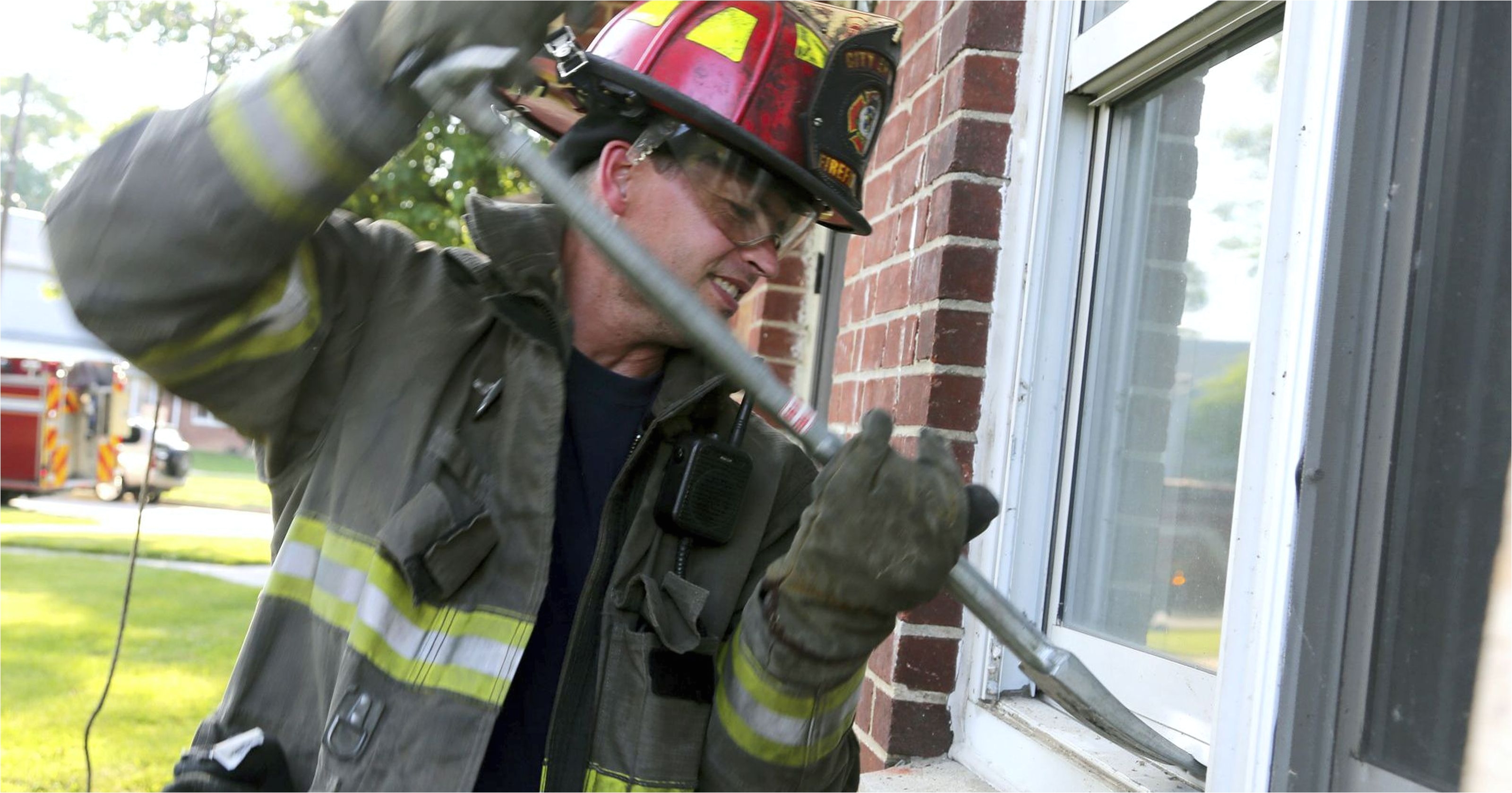 firefighter helmet light band