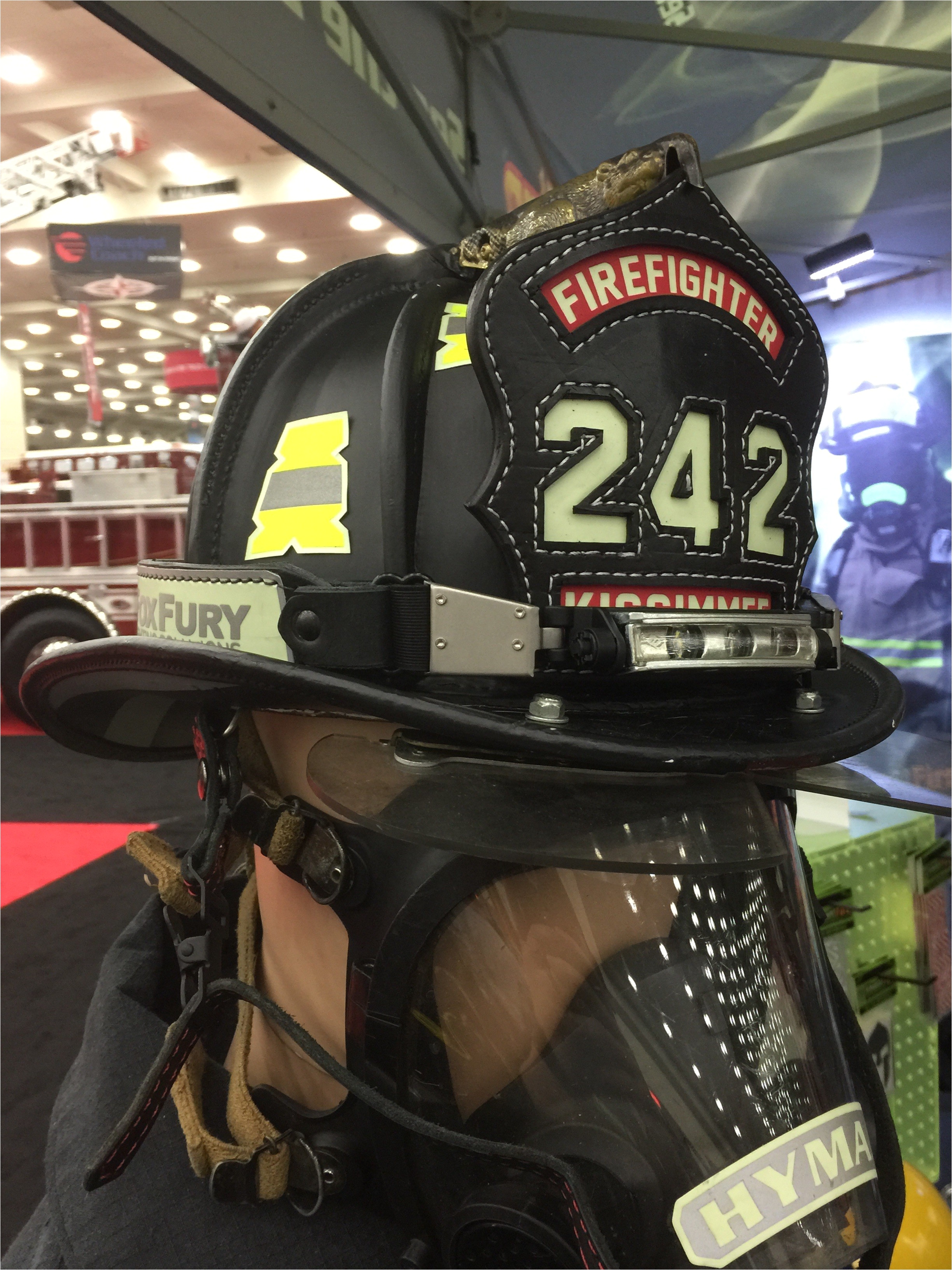 identifire gen 2 helmet band w foxfury light