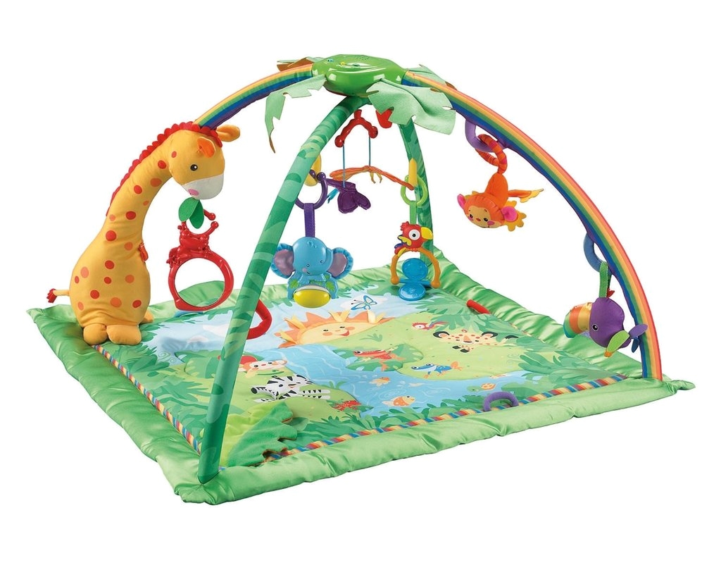 fisher price rainforest melodies and lights deluxe gym