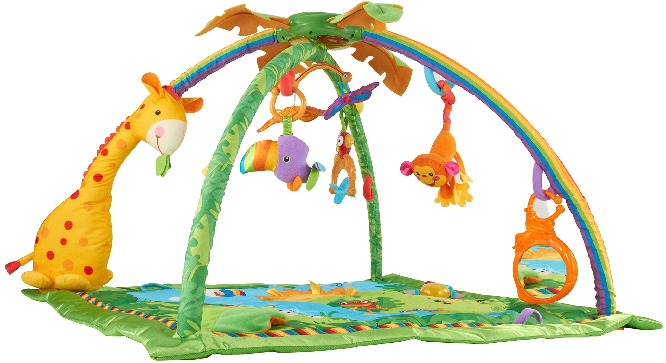 fisherprice rainforest melodies and lights deluxe gym click image to review more details