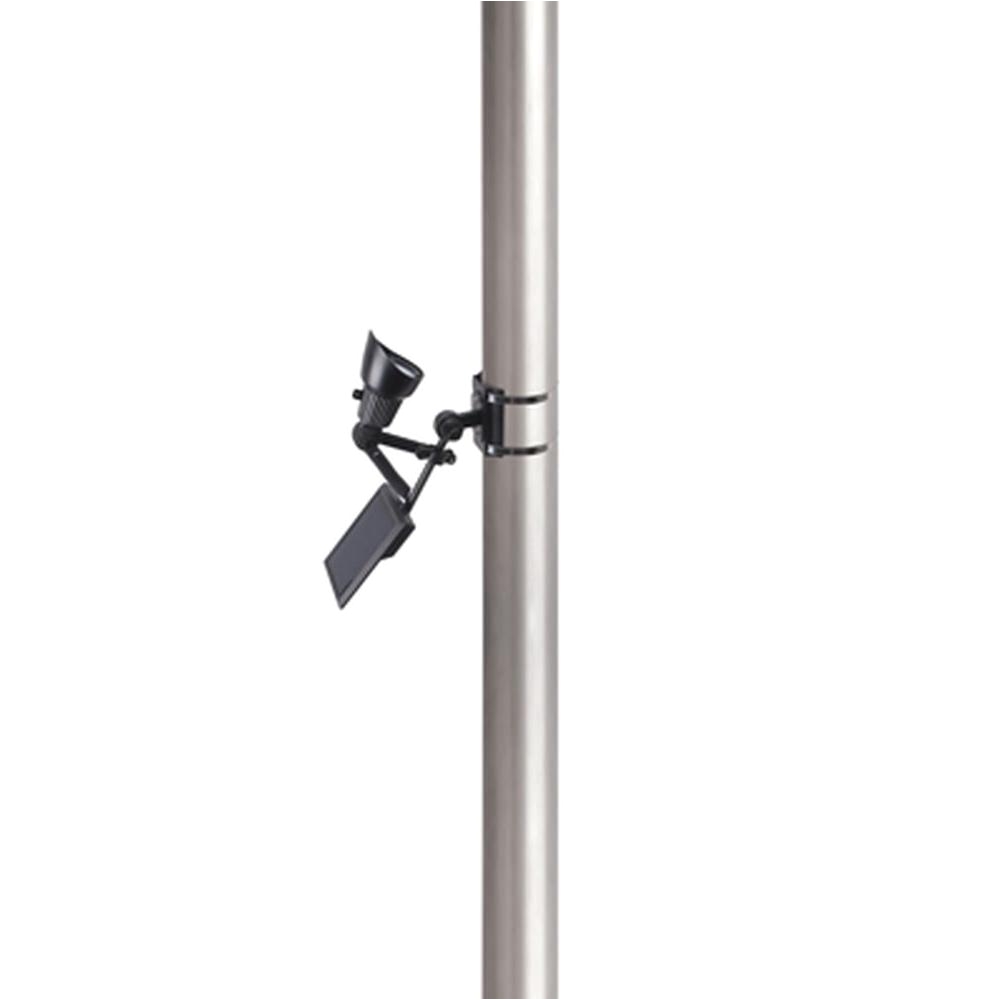 Flag Pole Lights solar Powered Moonrays solar Powered 50 Lumen Black Outdoor Integrated Led