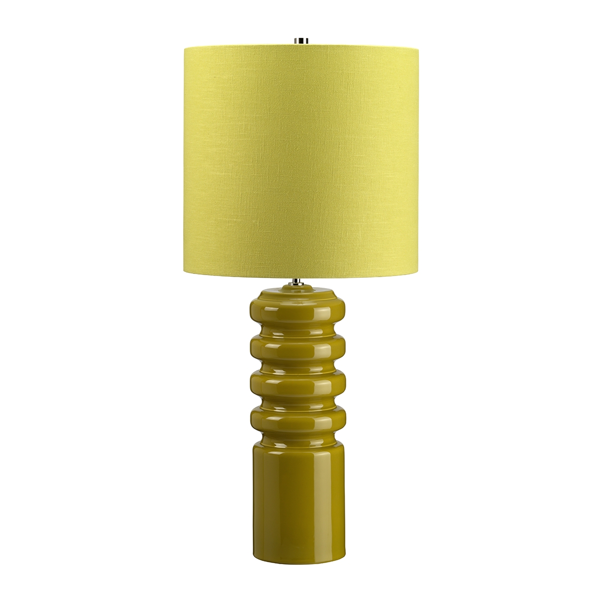 contour lime table lamp