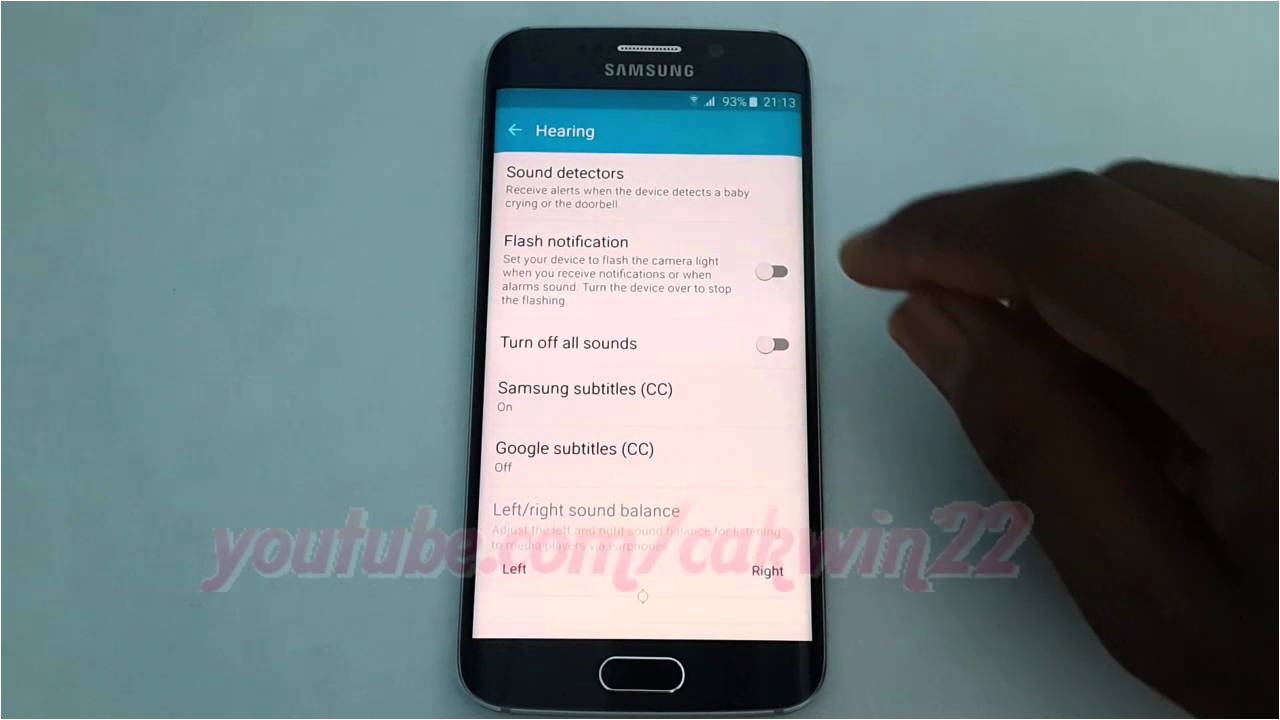 android lollipop how to enable or disable flash notification on samsung galaxy s6