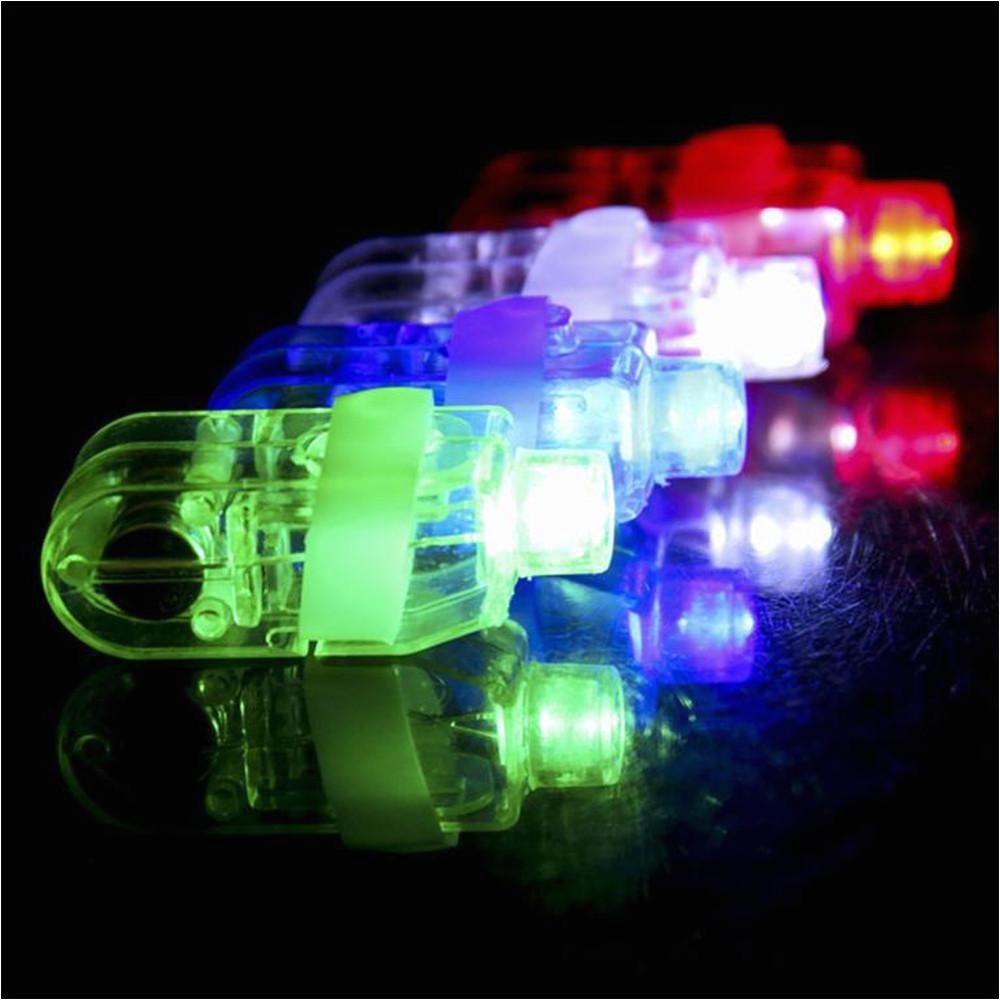 hot selling 1pet led light up flashing finger rings glow party favors kids children toys dropshipping finger lights toy light toy light up toys finger