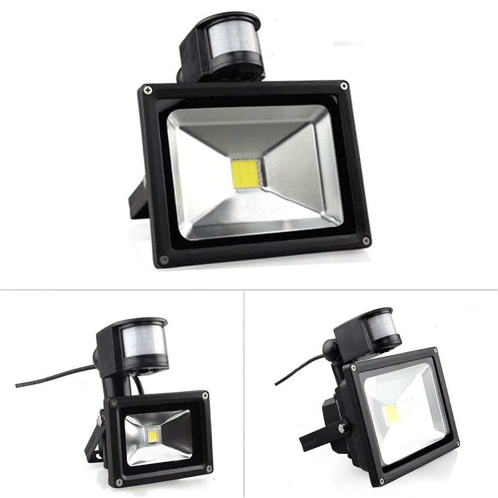 10w 20w 800lm pir motion sensor security led flood light 85 265v adjust low powe outside light flood lights in floodlights from lights lighting on