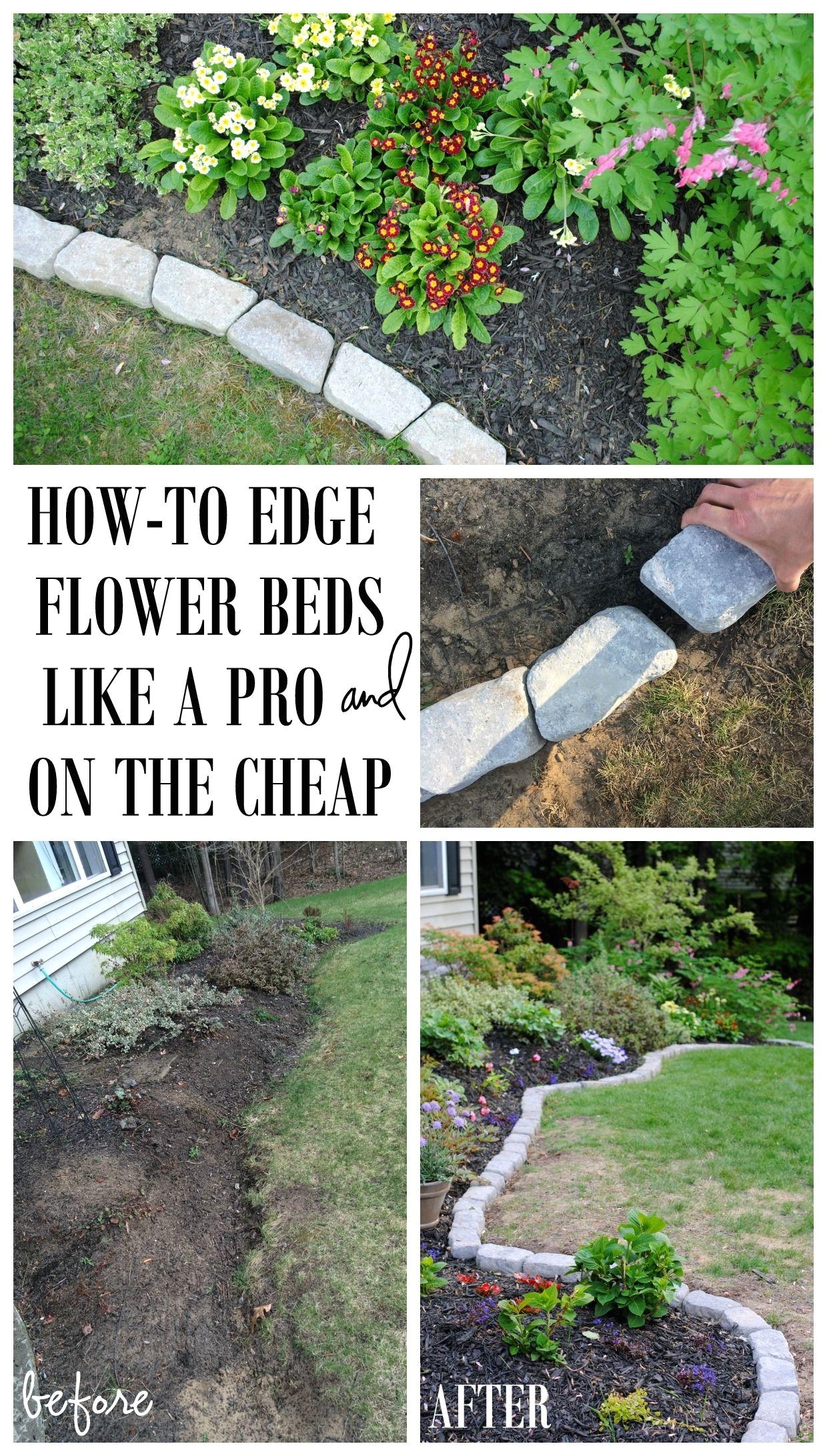 diy flower bed border inspirational the perfect border for your beds defining a gardens edge with