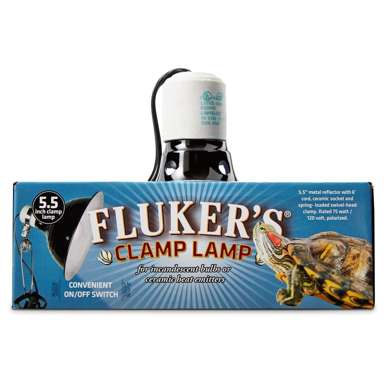 Fluker S 5.5 Clamp Lamp Flukers Turtle Clamp Lamp