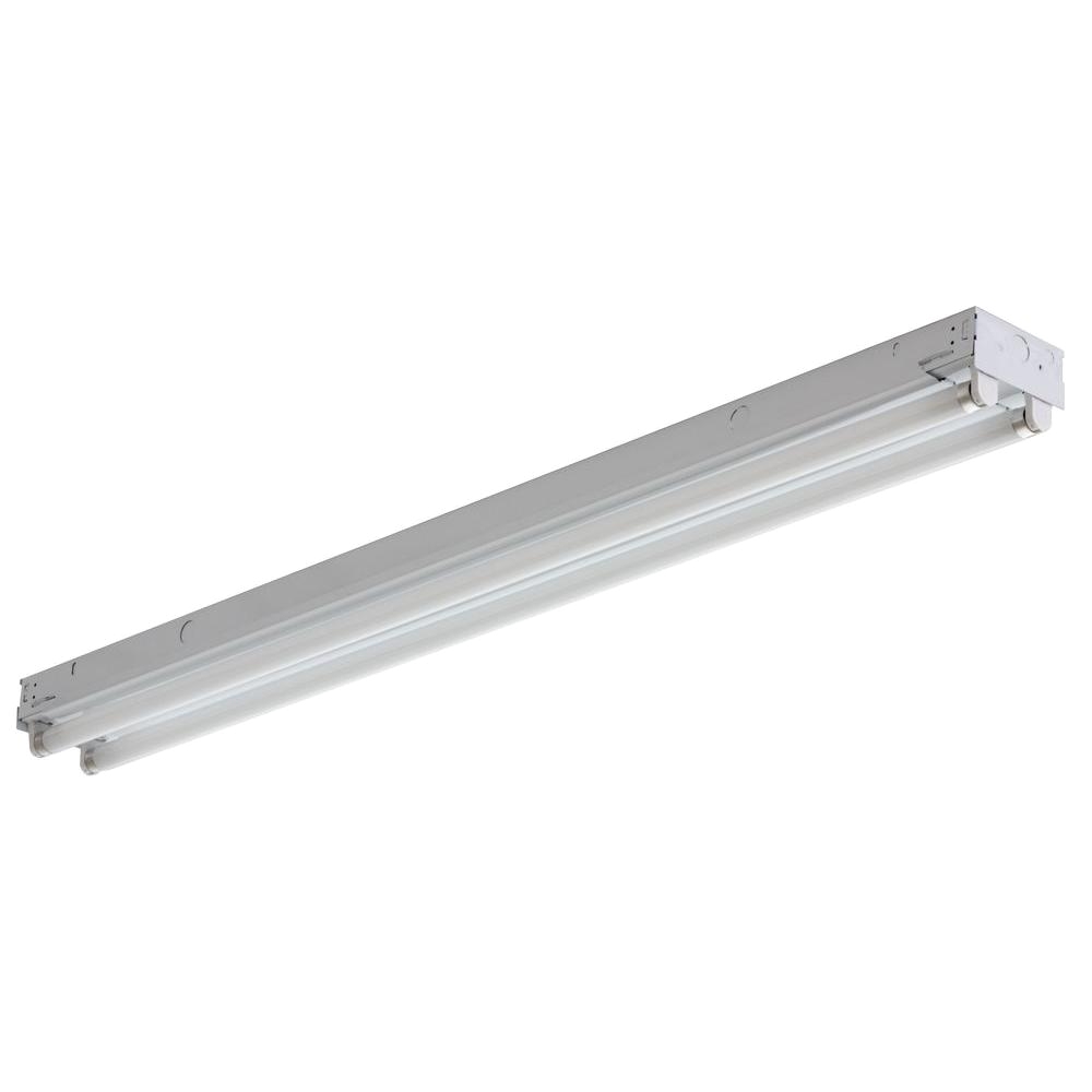 c 2 32 mvolt geb10is 2 light gloss white fluorescent strip light