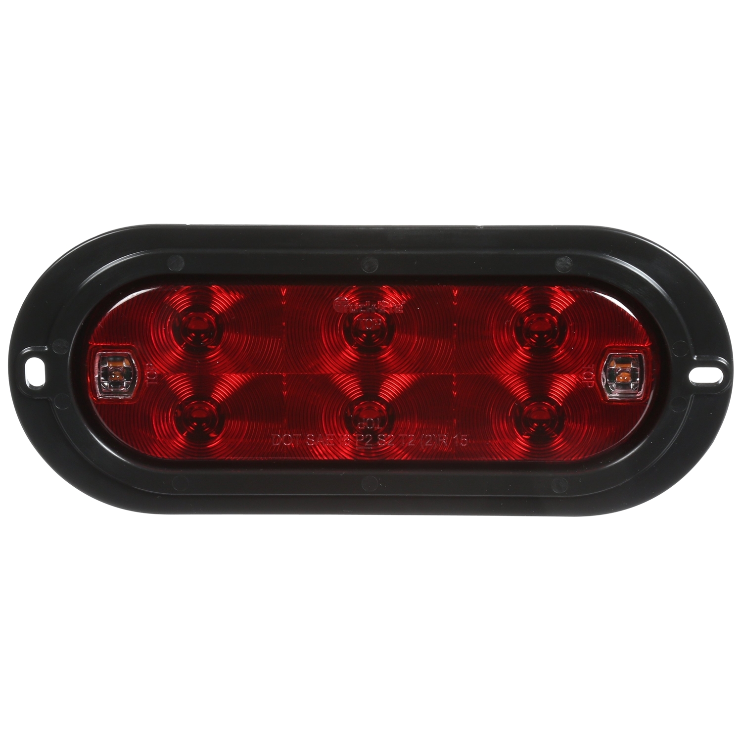 60 series led red clear oval 8 diode stop turn