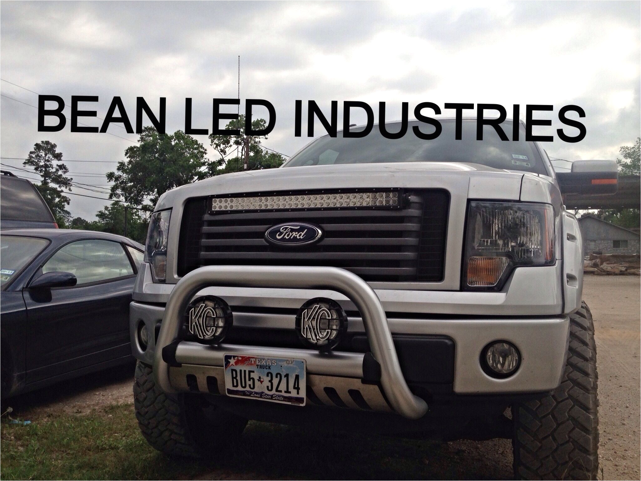 a new ford f150 with a custom mounted 31 xtreme series led light bar in