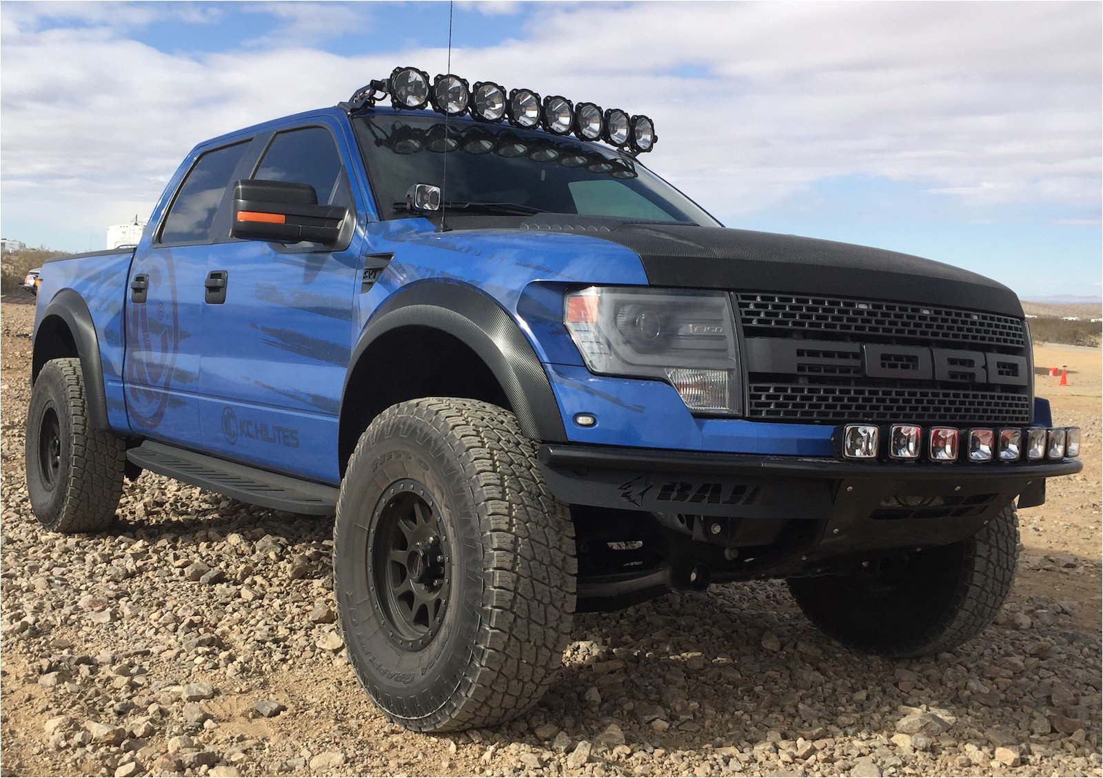 pro6 led light bar on ford svt raptor