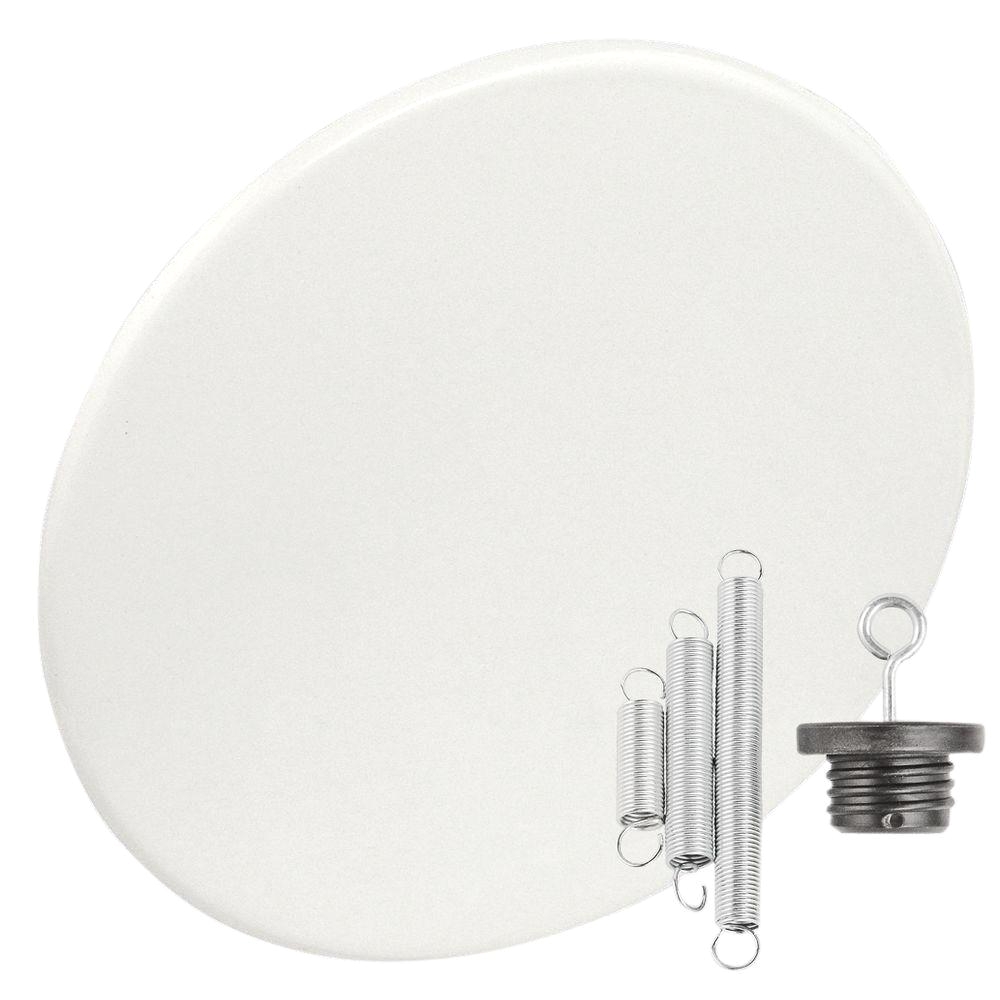 white recessed can light with blank up cover