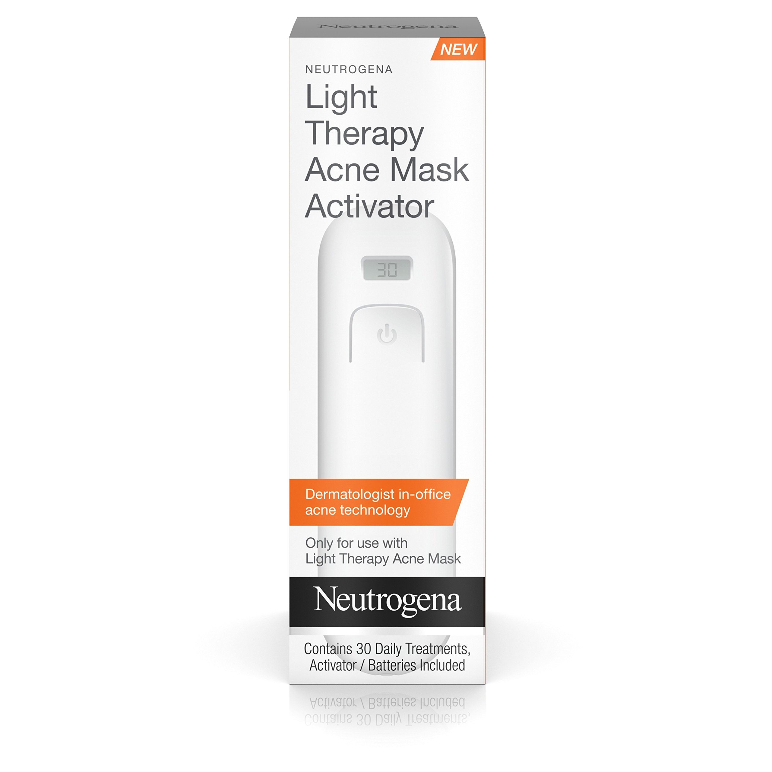 neutrogena acne clearing light therapy acne treatment face mask activator for 30 sessions 1 activator