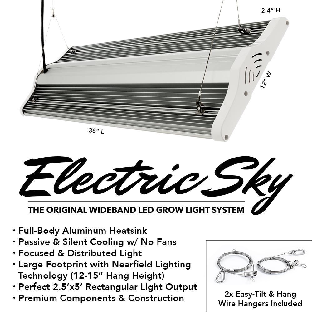 buy the green sunshine company electric sky es300 led grow light canna p light solutions
