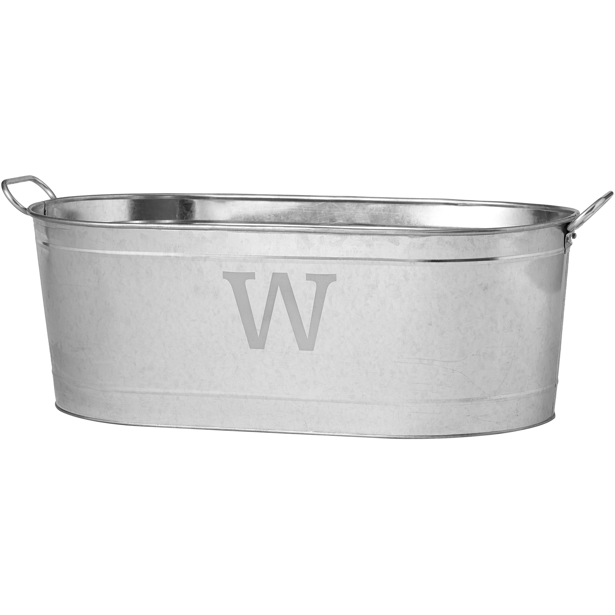 personalized galvanized beverage tub initial price