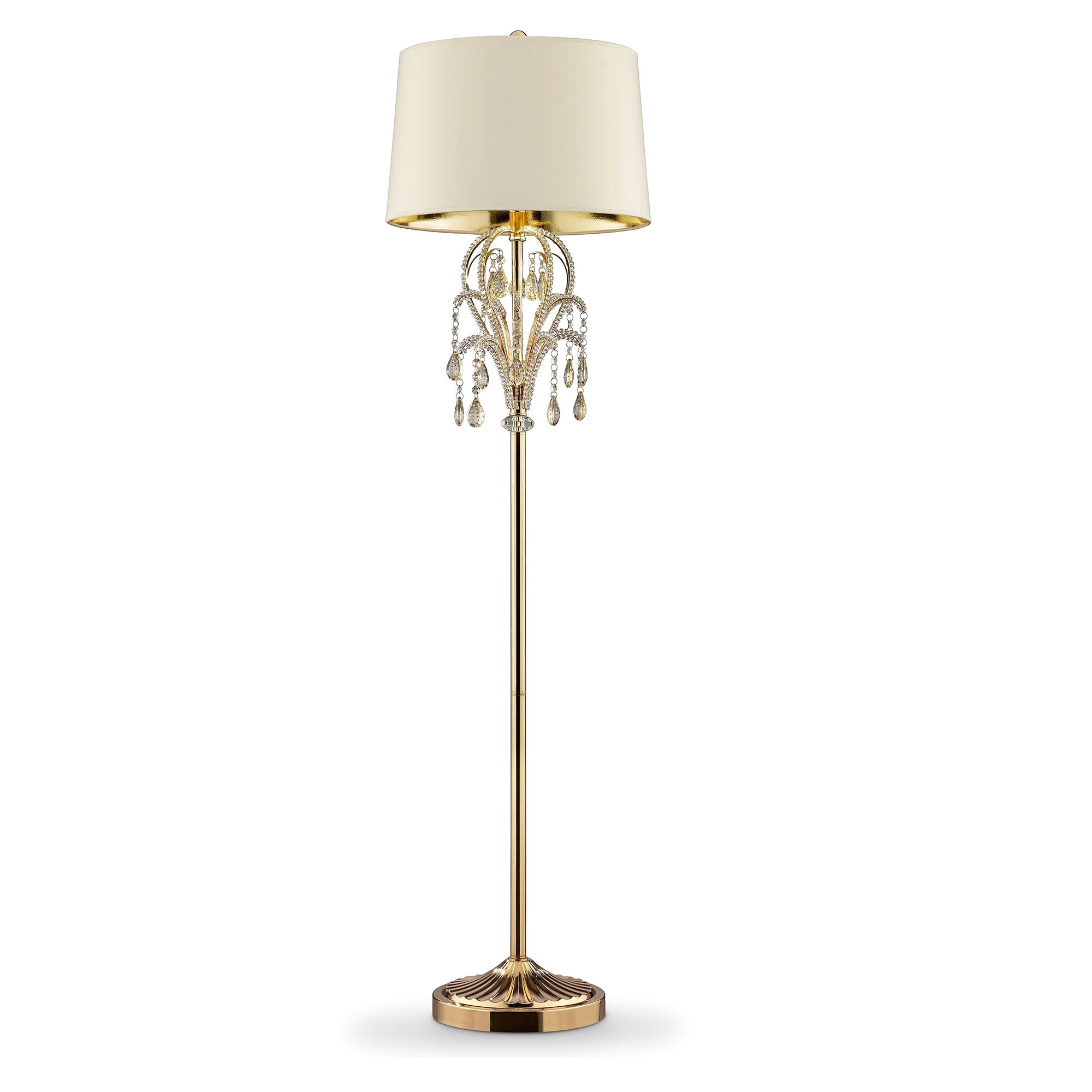 ore 62 amoruccio crystal gold floor lamp glass