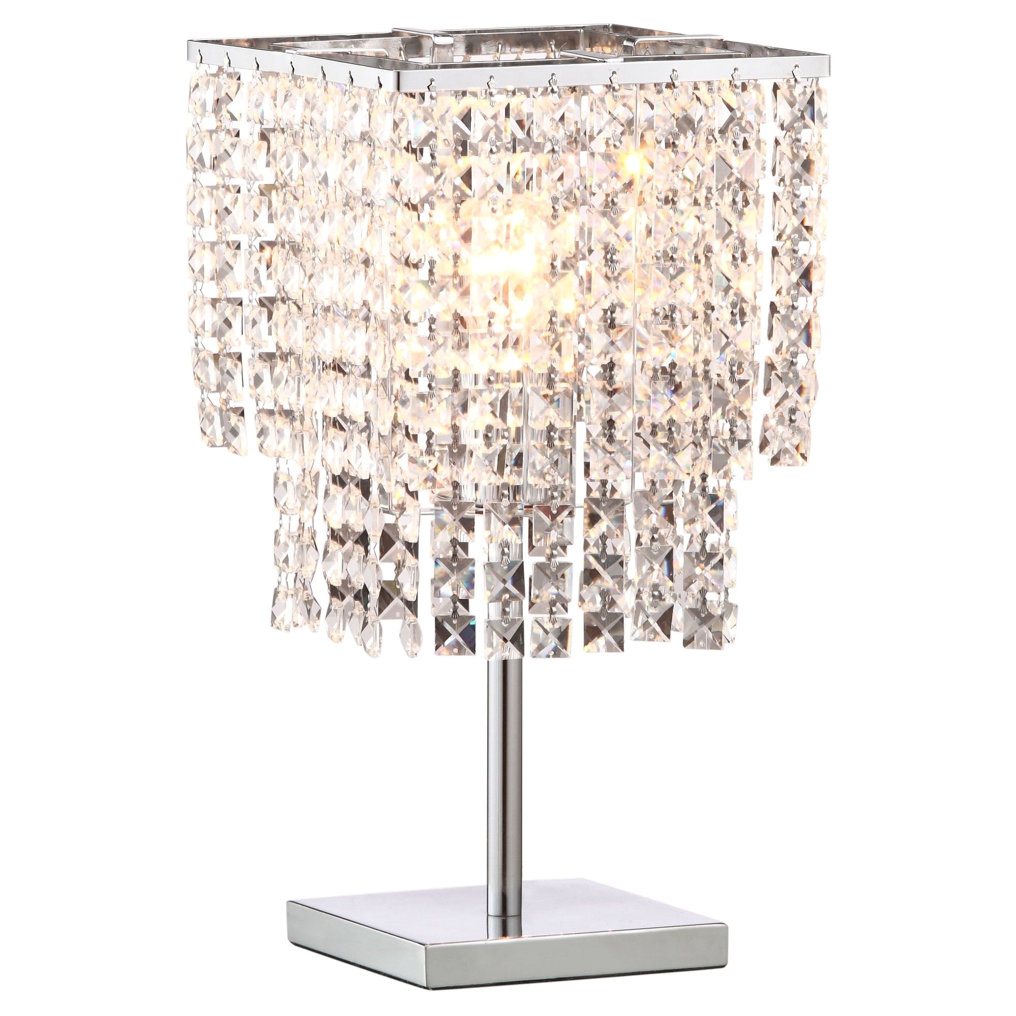 contemporary floating crystals 16 table lamp zm home
