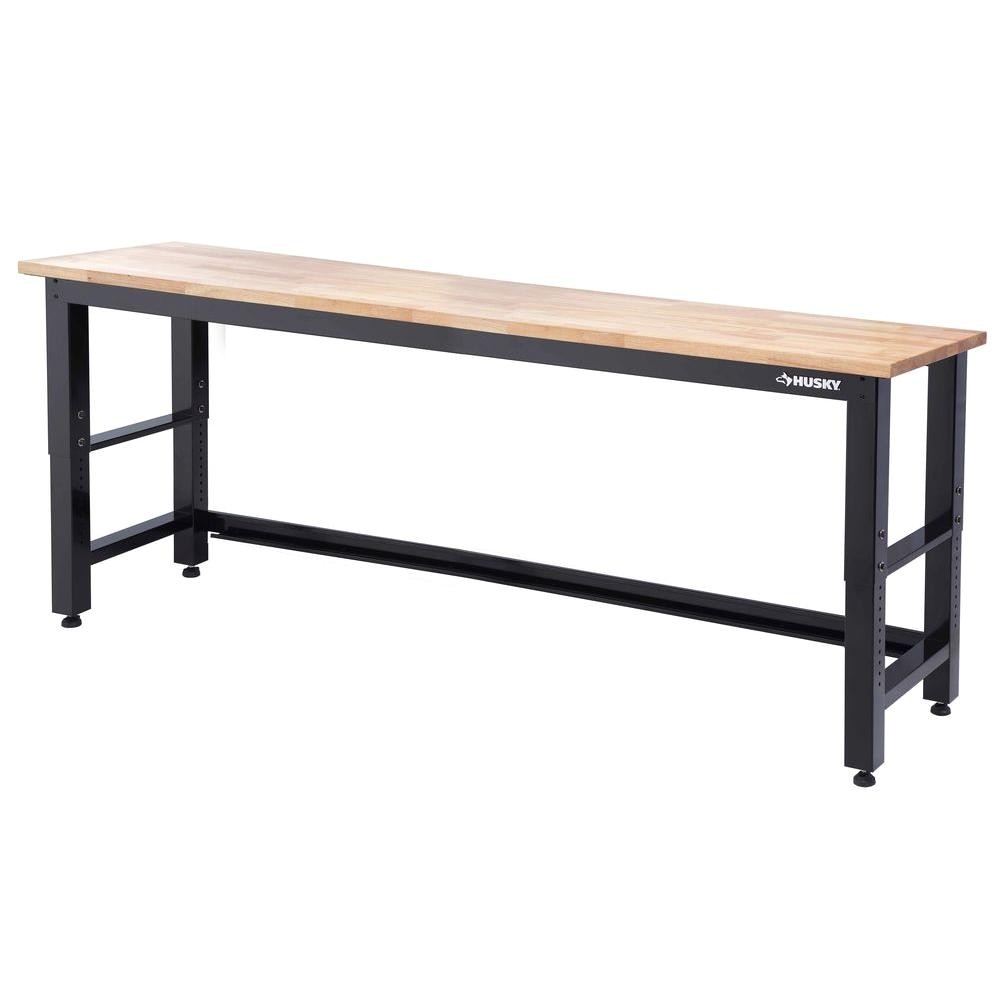 solid wood top workbench