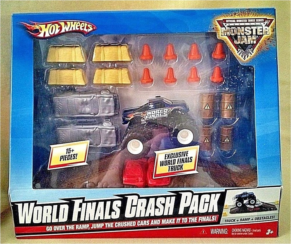 ford monster truck jam hot wheels world finals crash pack new 2009 mattel r9591 hotwheels ford