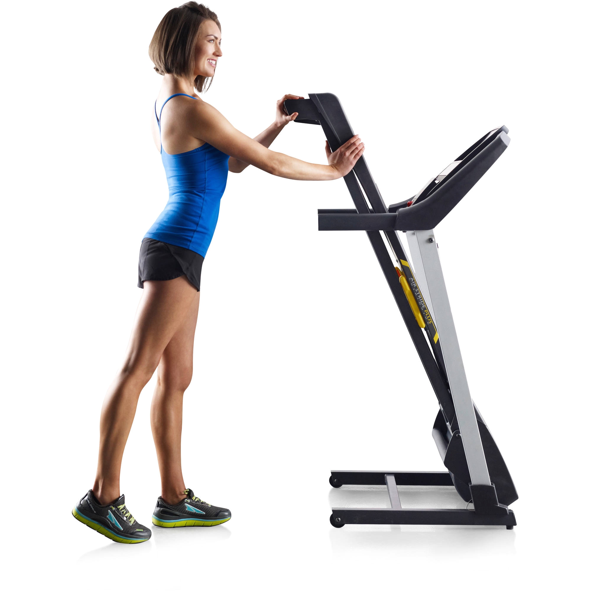golds gym trainer 430i treadmill with easy assembly and power incline walmart com