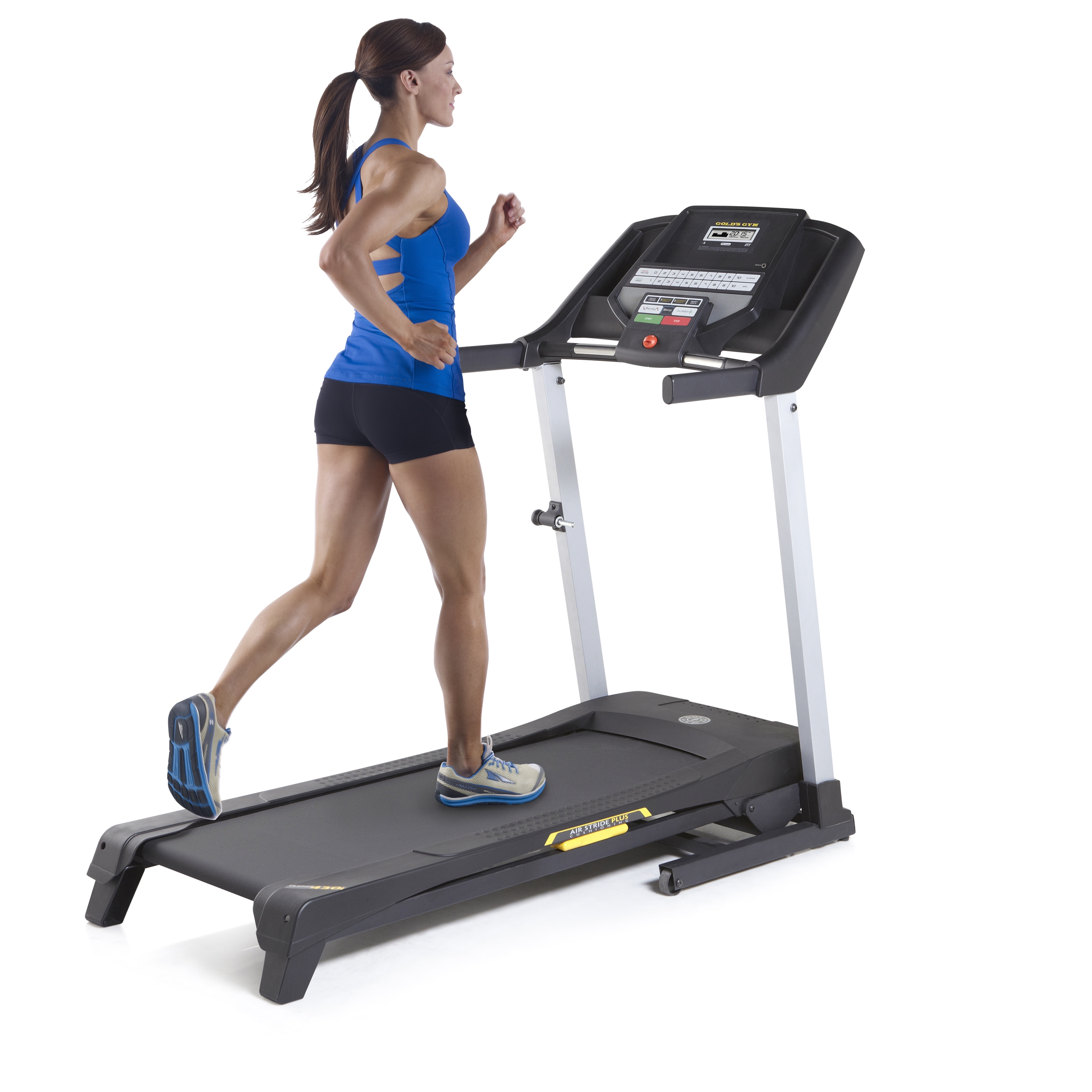 golds gym trainer 430i treadmill with easy assembly and power incline walmart com