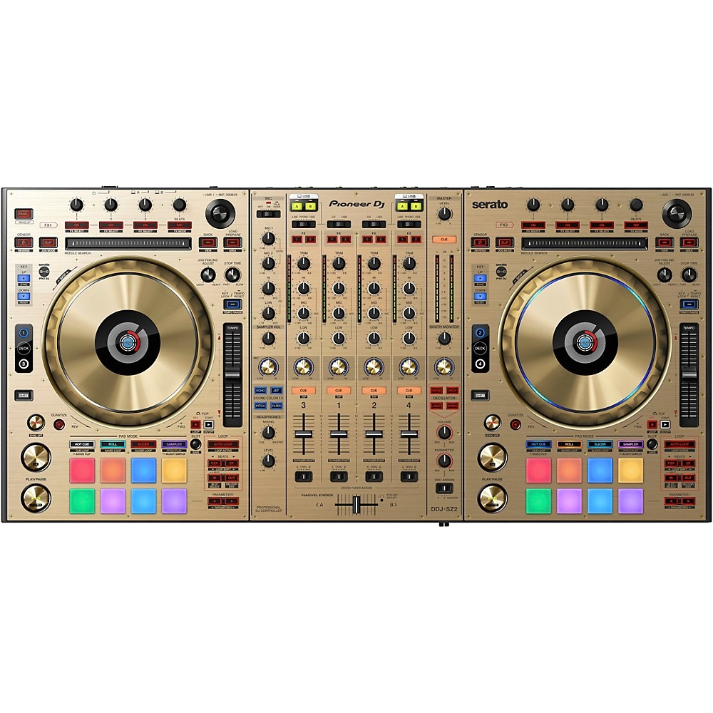 pioneer ddj sz2 gold edition professional dj controller with serato dj