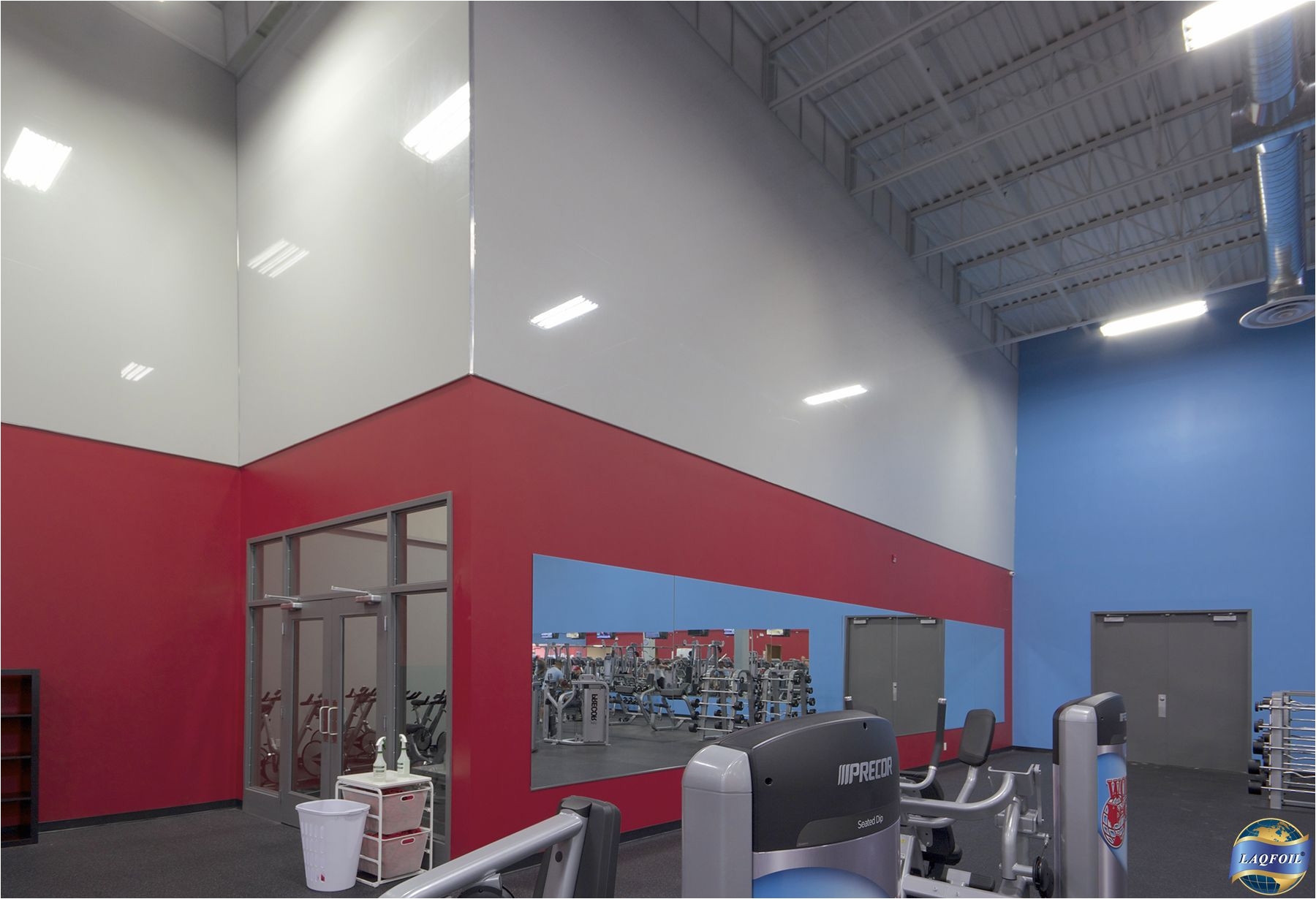 world gym waterloo ontario canada above the red wall there was a space where sound was spilling over into this room from the the other side