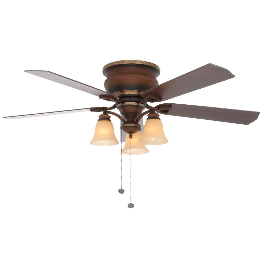 indoor berre walnut ceiling fan with light kit