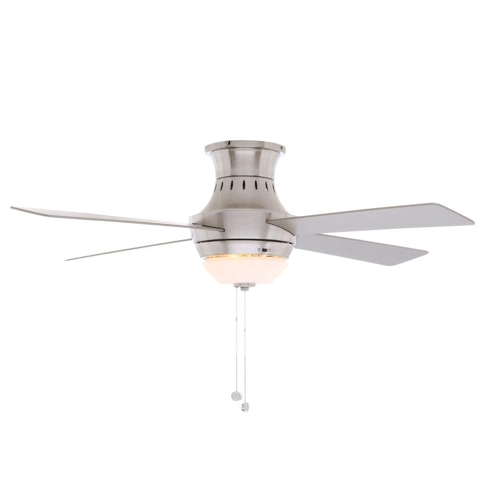 brushed nickel ceiling fan amazon com