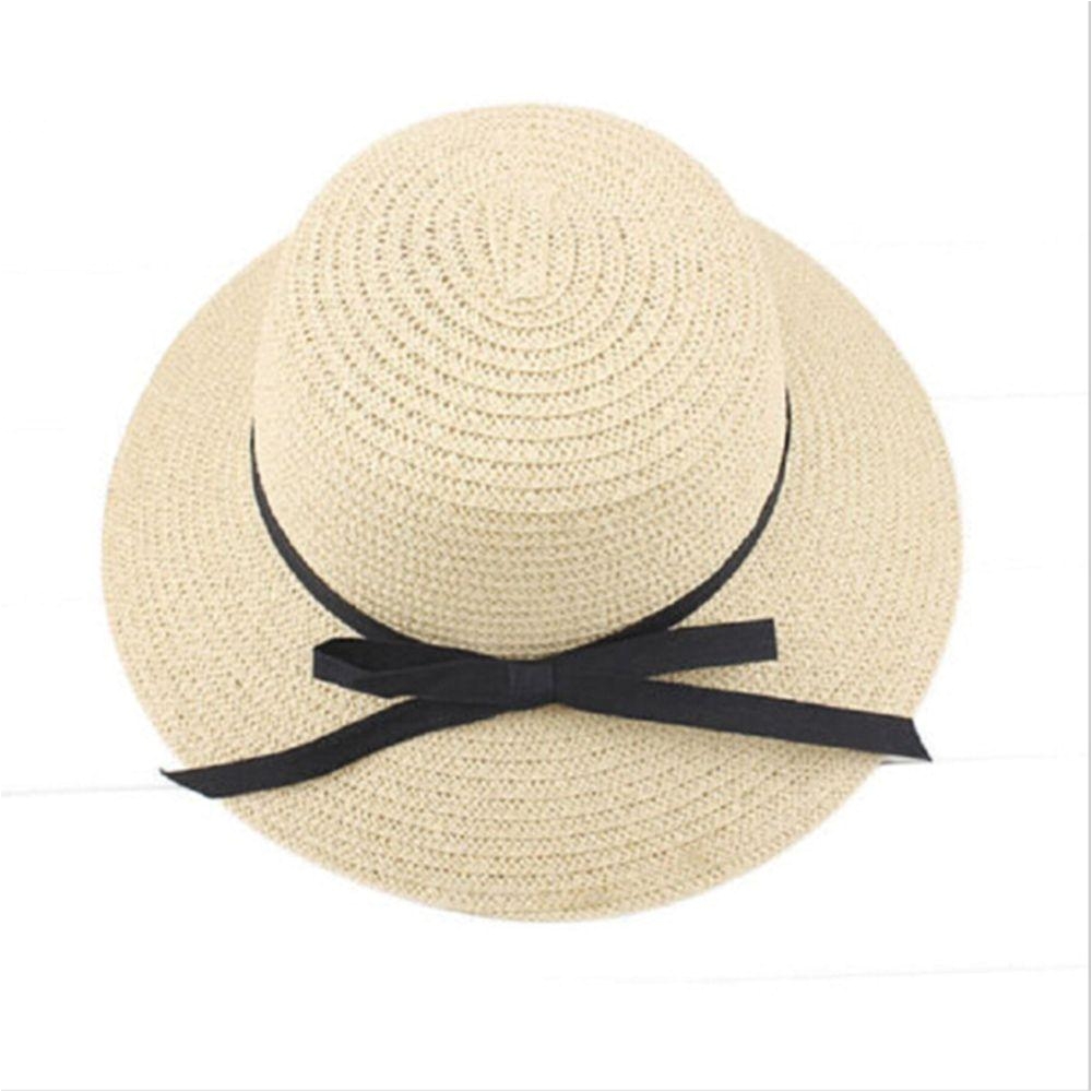 Hat with Lights In Brim Fashion Summer Hat for Women Wide Brim Beach Sun Headdress Straw