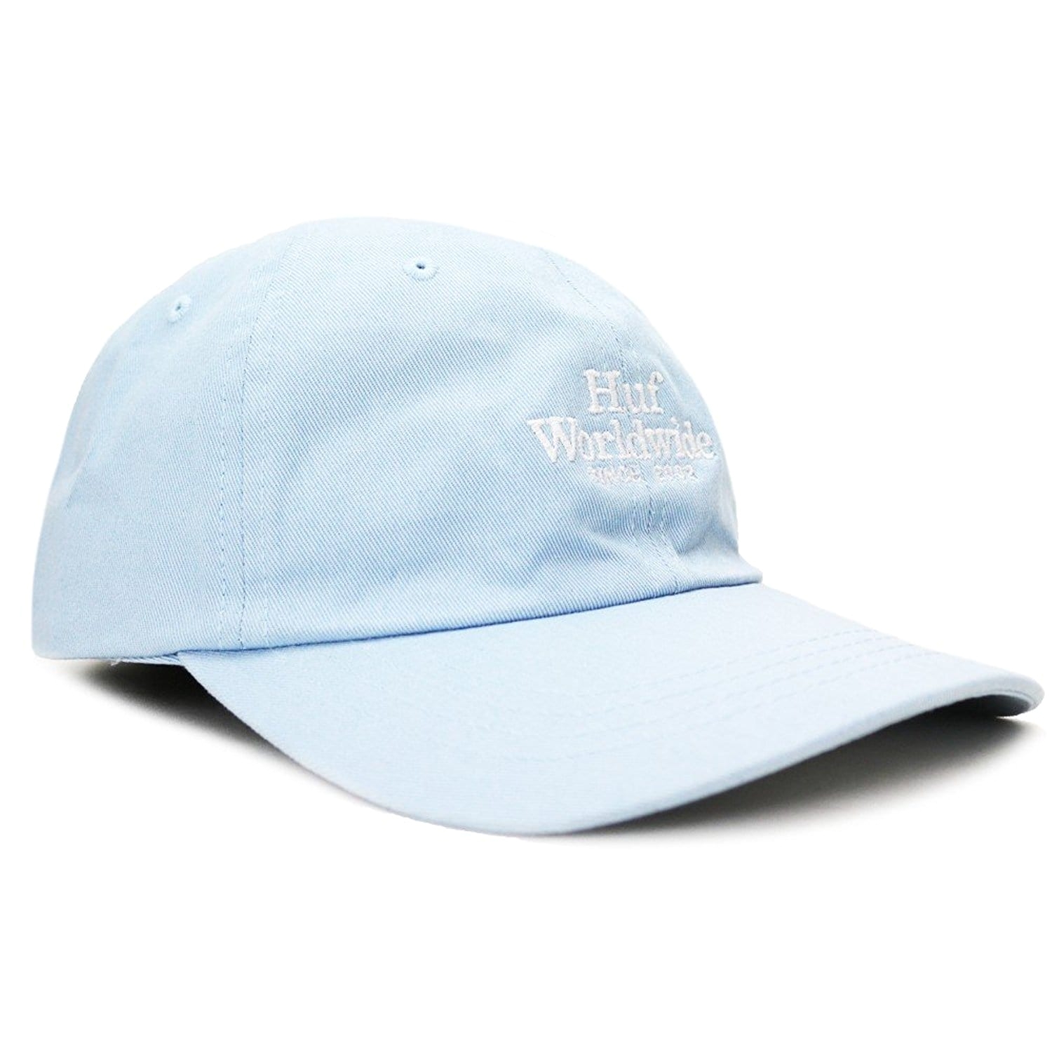 Hat with Lights In Brim Huf Worldwide Uv Curved Brim Hat Light Blue Nexus Clothing