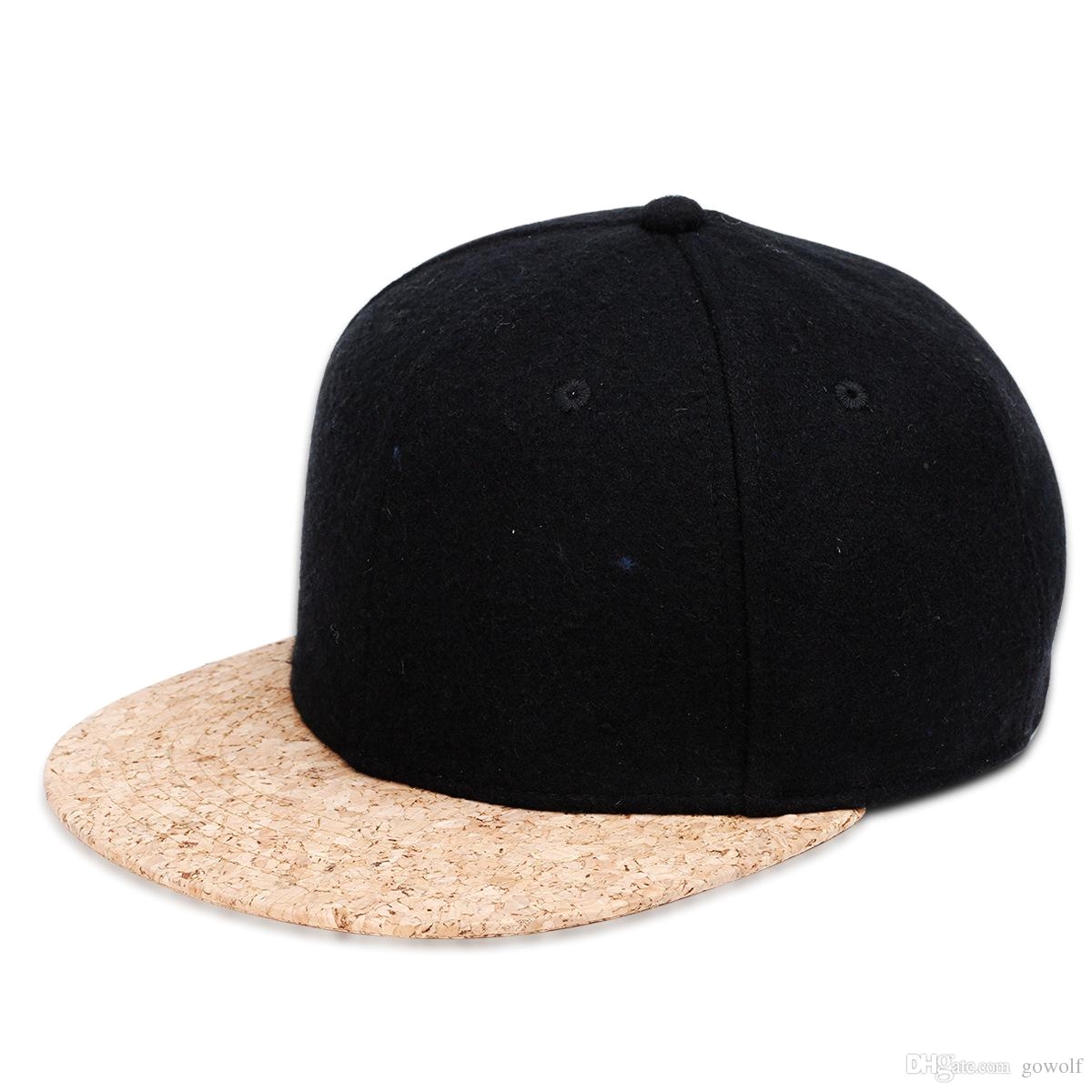 new arrival cork brim baseball cap snapback hat men women handsome wool suiting light board adjustable hip hop hat cool leisure cap cork snapback snapback