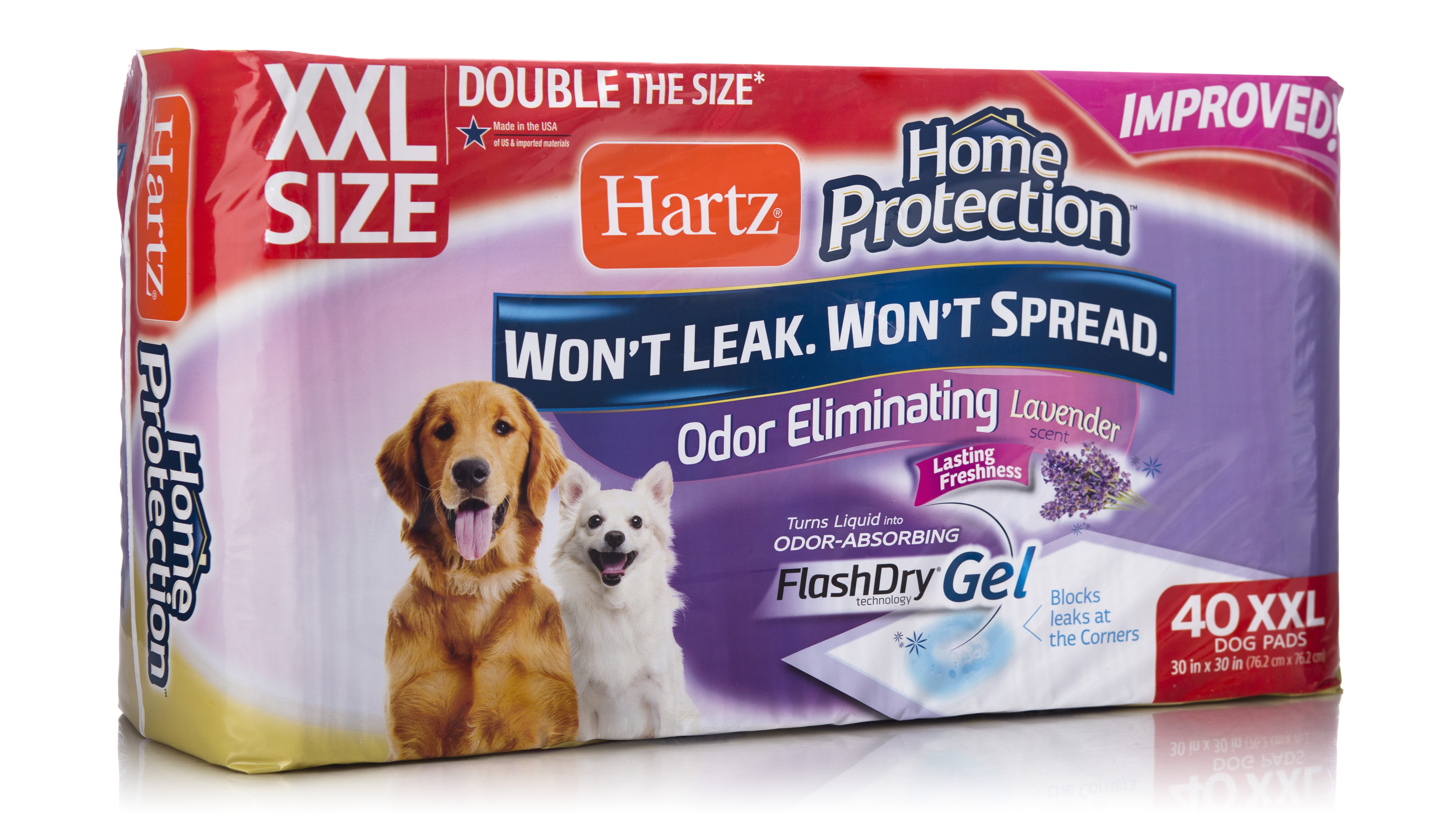 hartz home protection odor eliminating xxl dog pads 40 ct walmart com