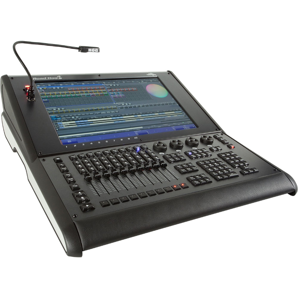 elation professional road hog 4 lighting console with 22 multi touch display