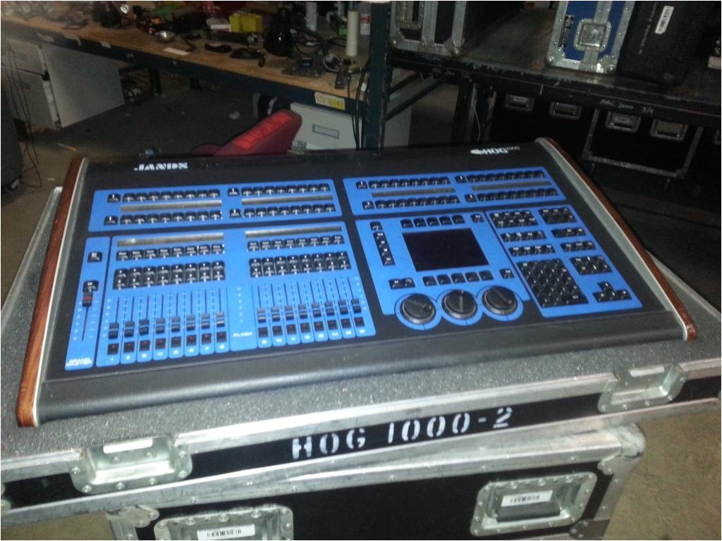 hog 1000 lighting console flying pig systems