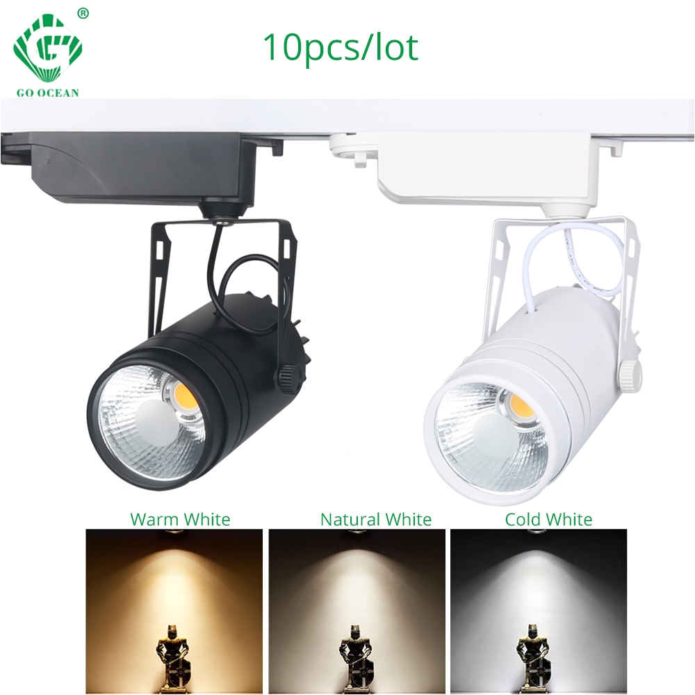 led tracking light dimmable 15w spot rail lamp clothing shoe store shop showroom focusing fixtures spotlights lights lighting in track lighting from lights