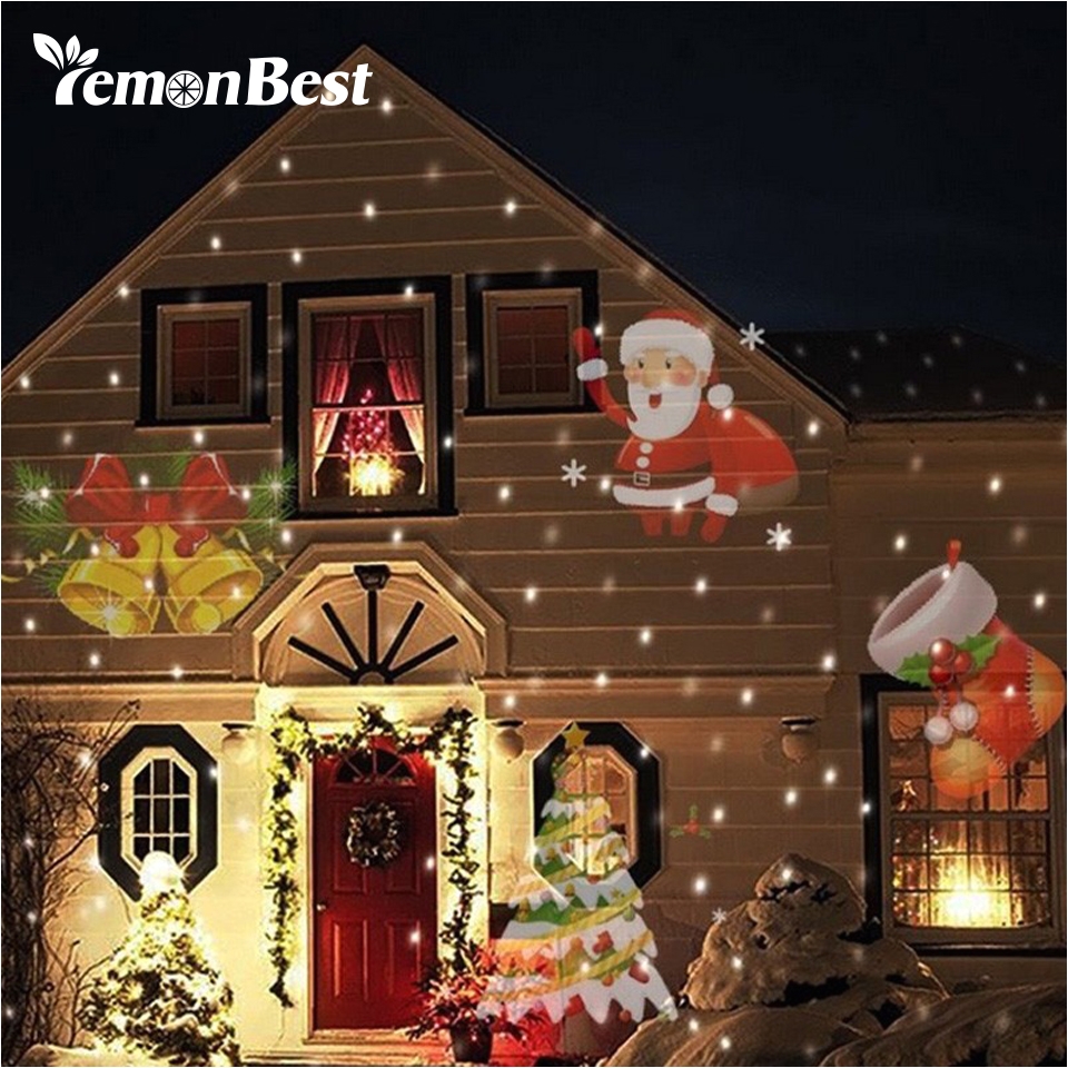 Hologram Christmas Lights Christmas Stars Laser Light Shower 24 Patterns Projector Effect