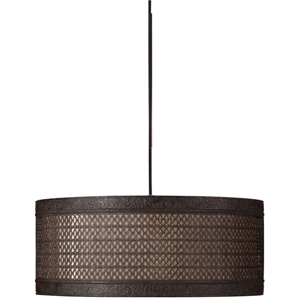 global direct 3 light black drum pendant 21891 at the home depot