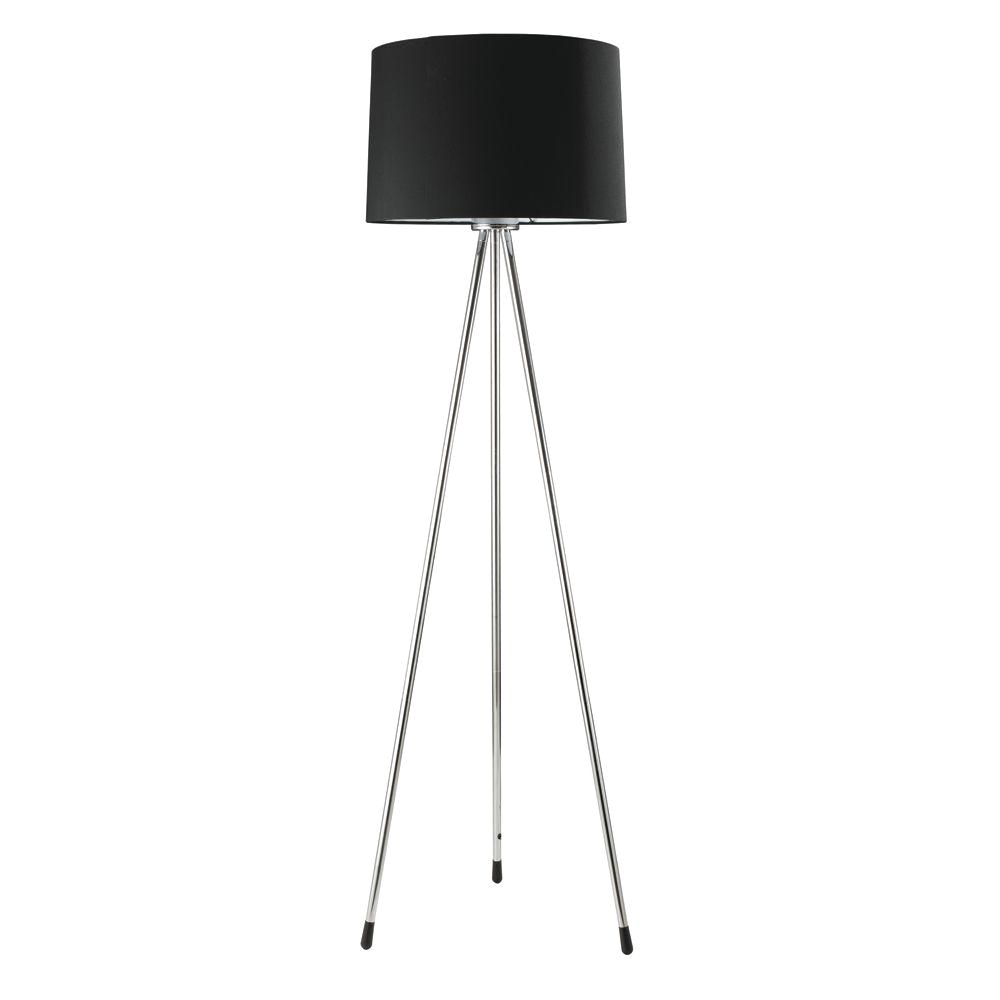 3 legged black floor lamp