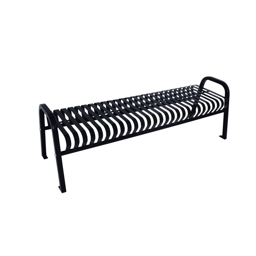 ultra play jackson 6 ft bench without back in black