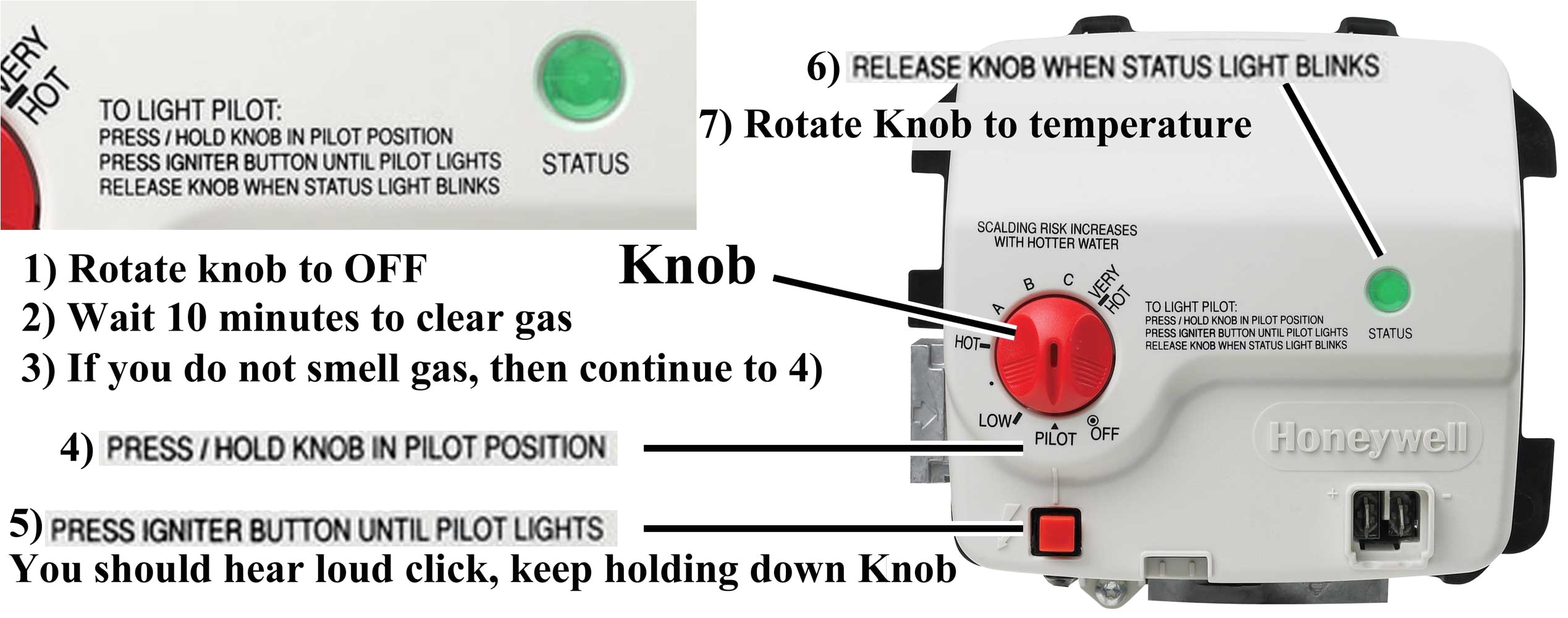 how to light water heater